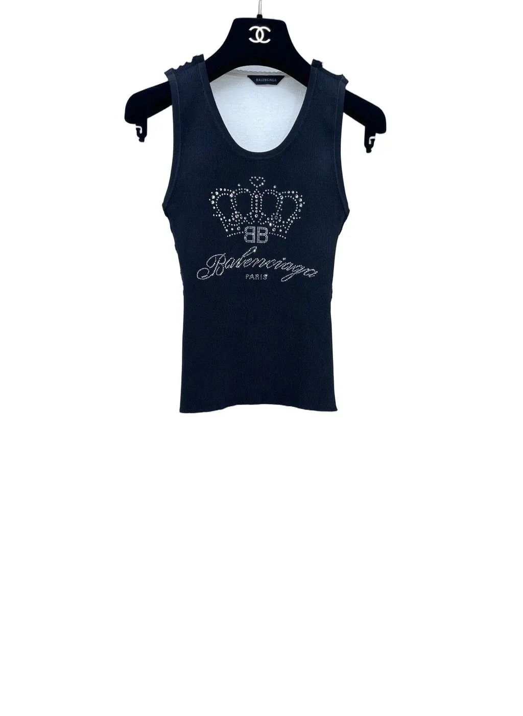 Balenciaga Embellished Top MultiColor Very good - Front View
