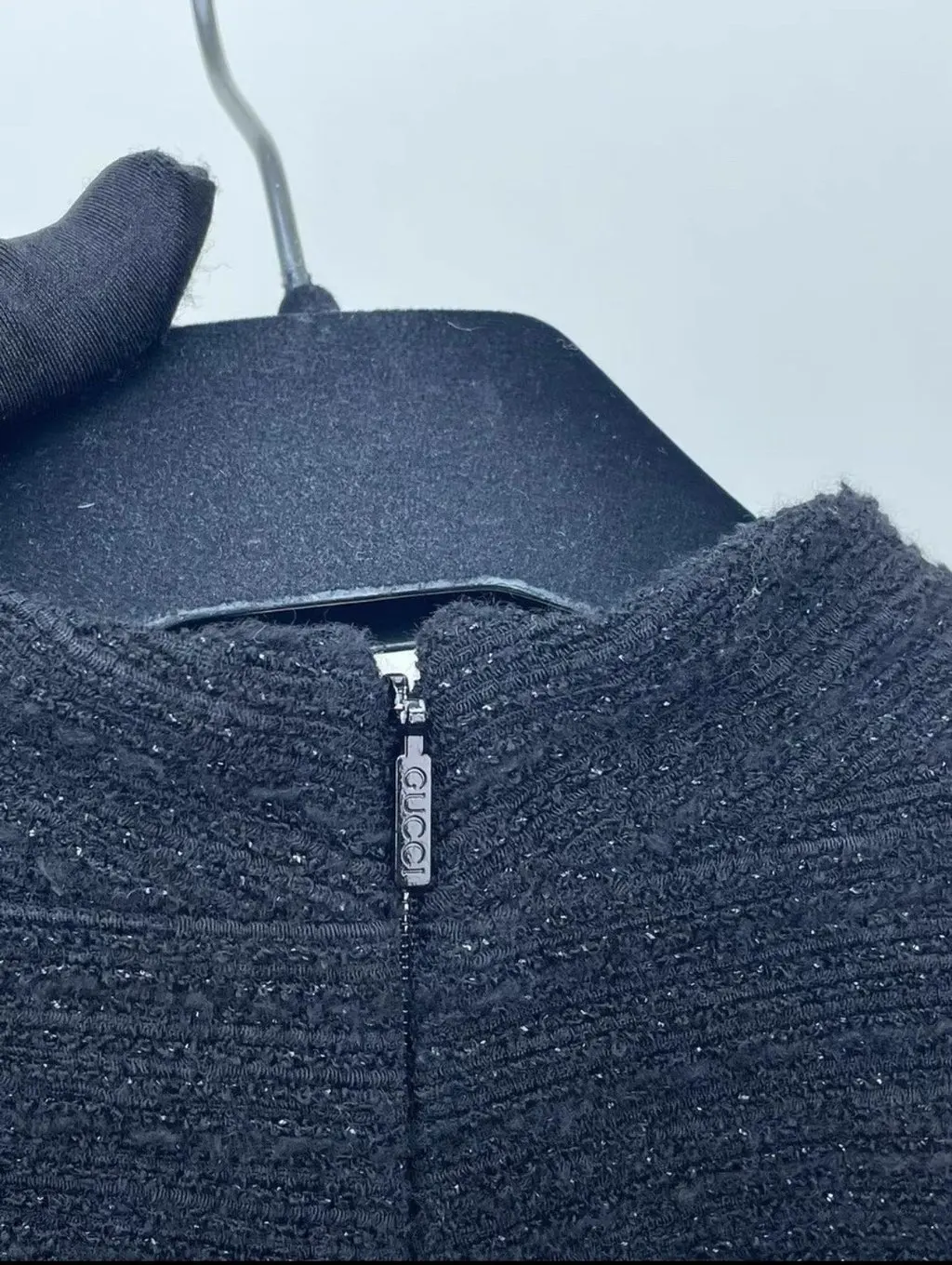 Gucci Black Wool Dress Black Wool Good - Inside View