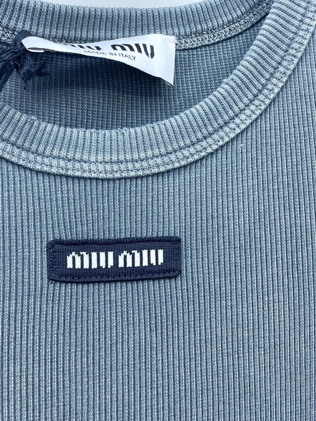 Miu Miu Cotton Dress MultiColor Cotton Never worn, with tag - Inside View