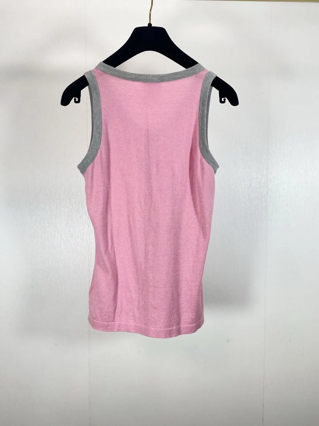 Chanel Pink Cotton Top Pink Cotton Very good - Back View