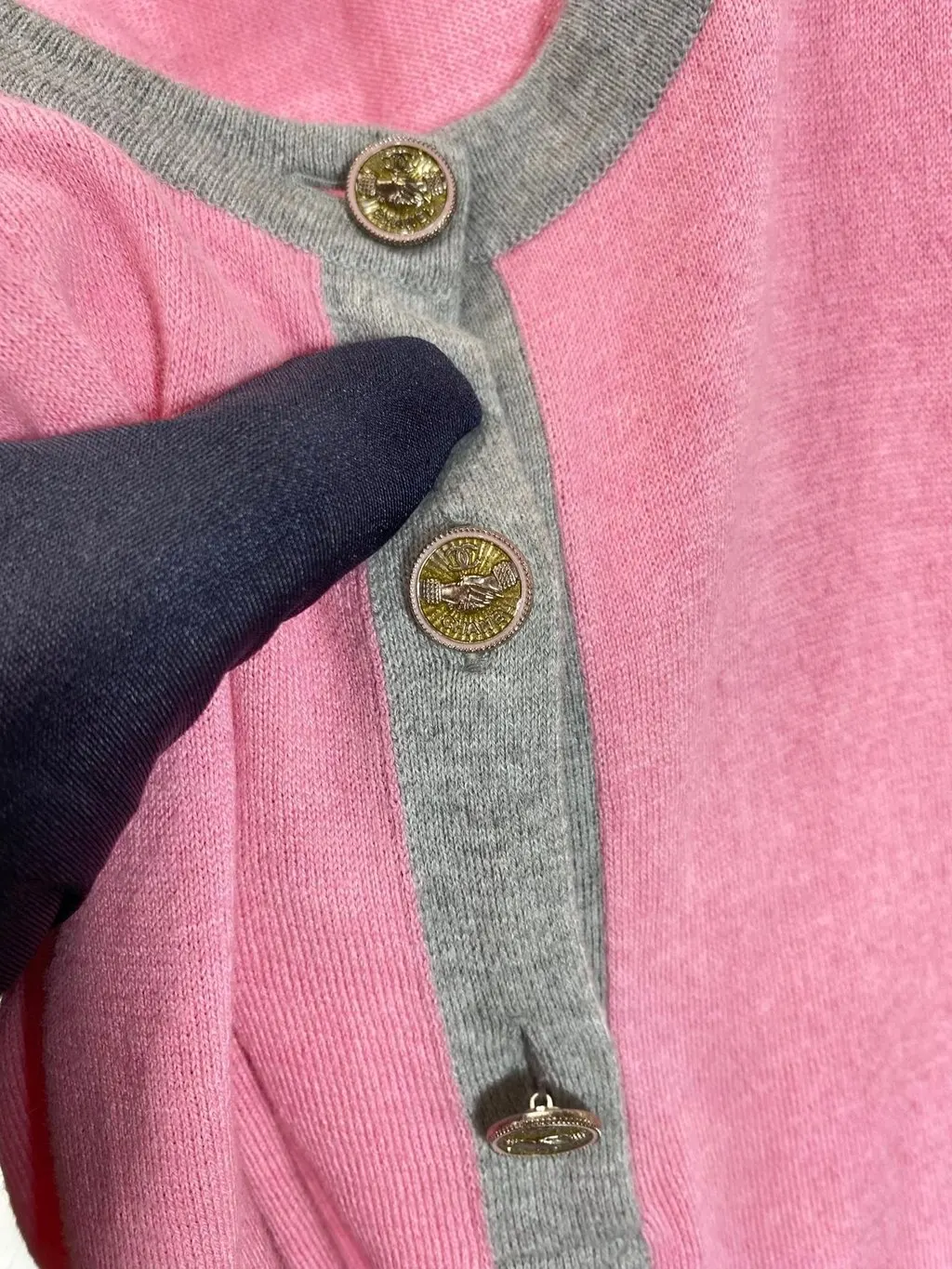 Chanel Pink Cotton Top Pink Cotton Very good - Inside View