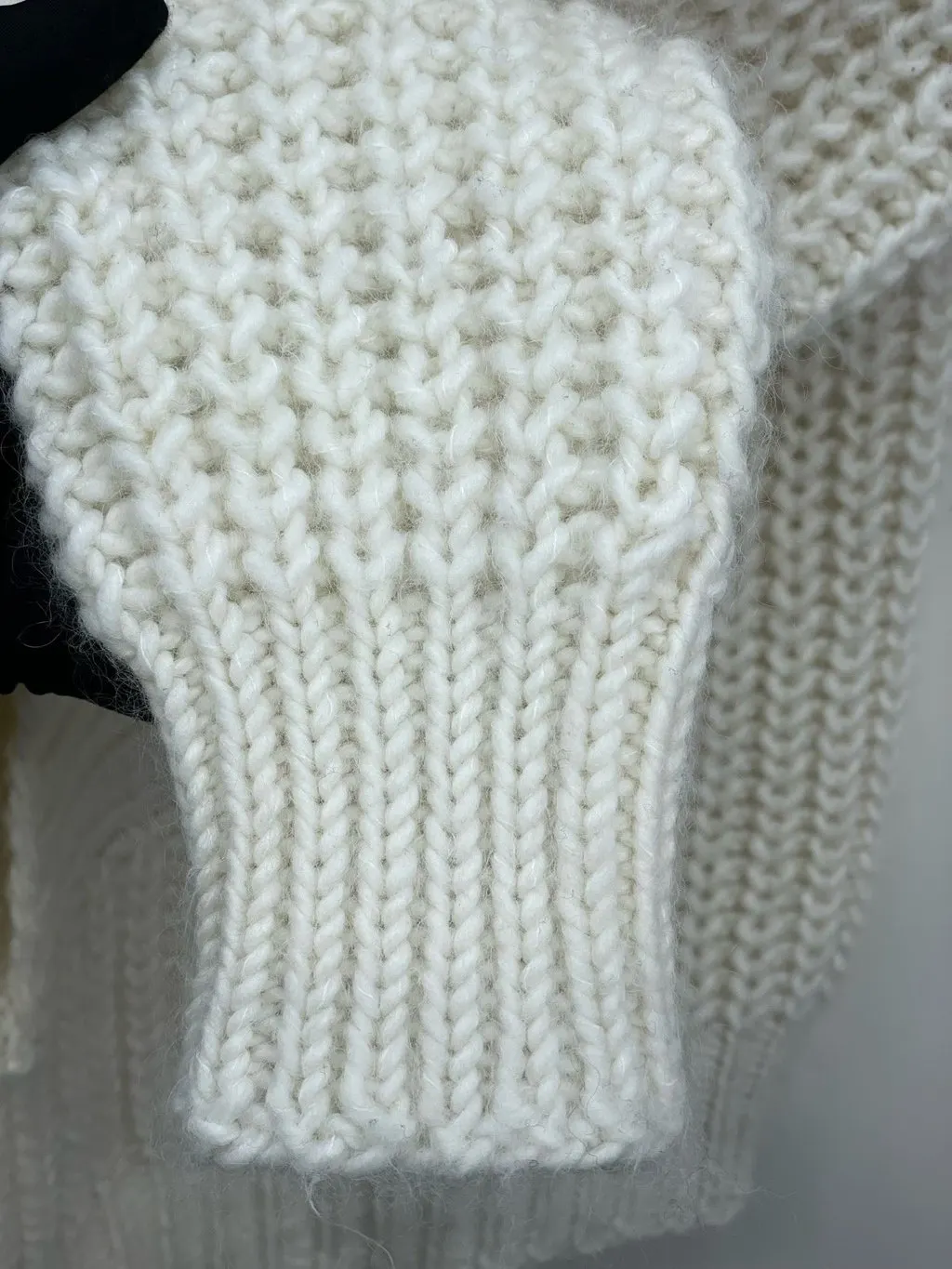 Dior White Wool Knitwear White Wool Never worn, with tag - Model View