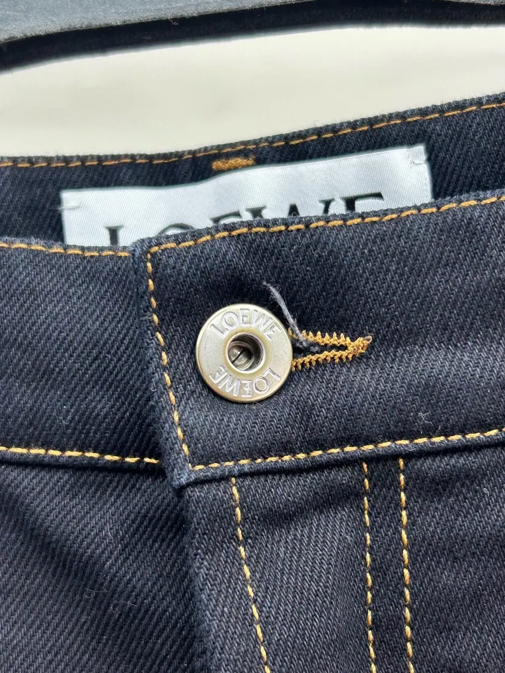 Loewe Black Denim Jeans Black Denim Very good - Box View