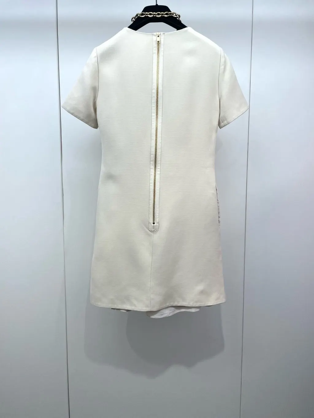 Gucci White Silk Dress White Silk Very good - Back View