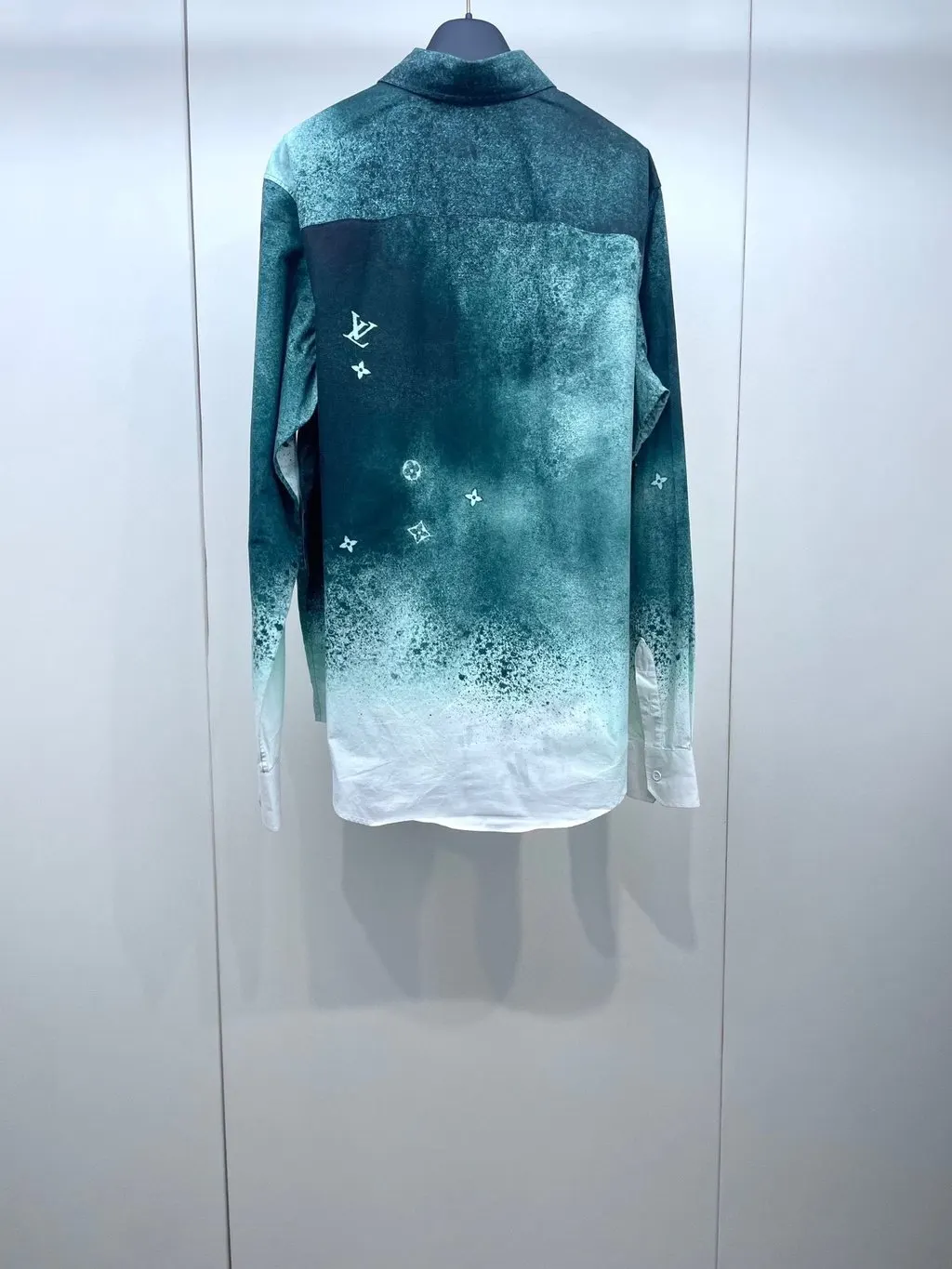 Louis Vuitton Green Cotton Top Green Cotton Never worn, with tag - Back View