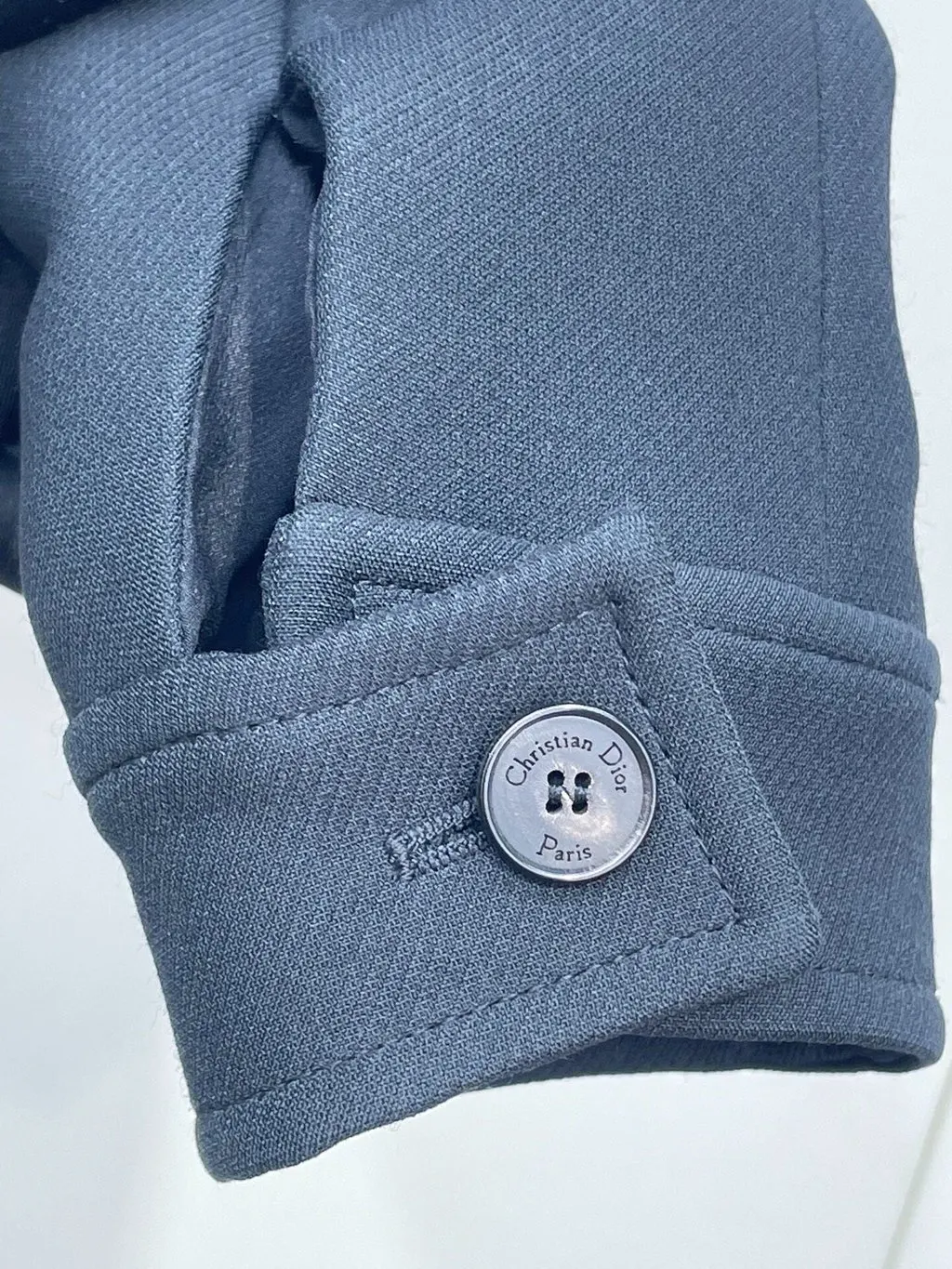 Dior Navy Wool Jacket Navy Wool Never worn, with tag - Inside View