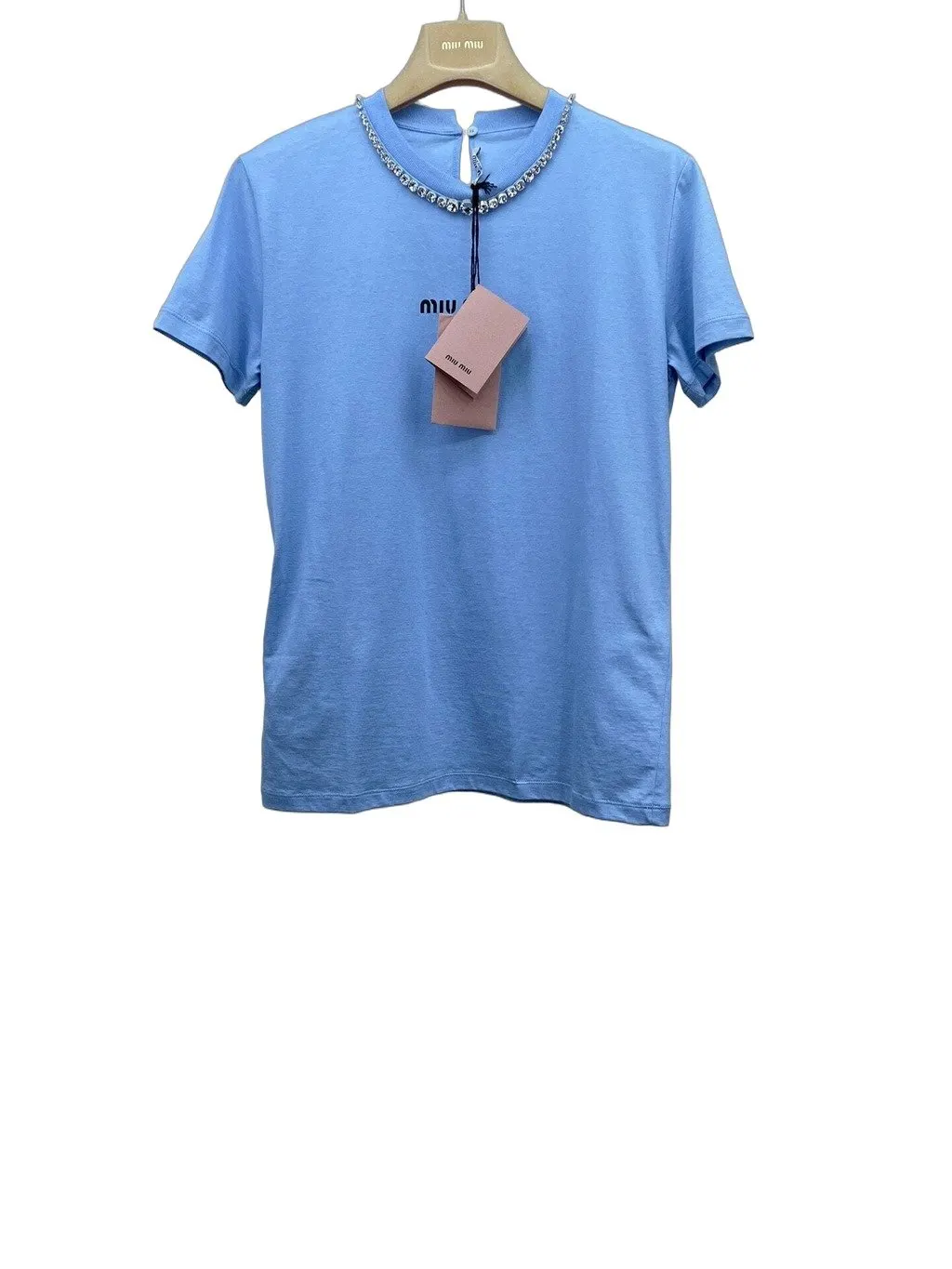 Miu Miu Blue Cotton Top