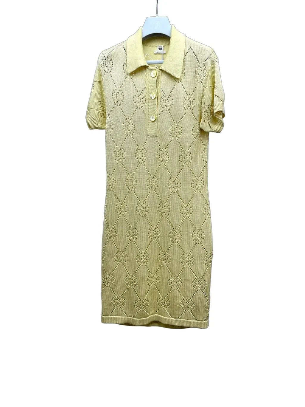 Hermès Beige Cotton Dress Beige Cotton Very good - Front View
