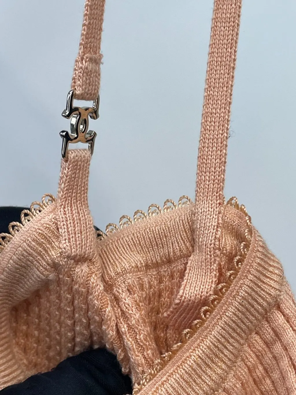 Chanel Pink Cotton Top Pink Cotton Never worn, with tag - Box View