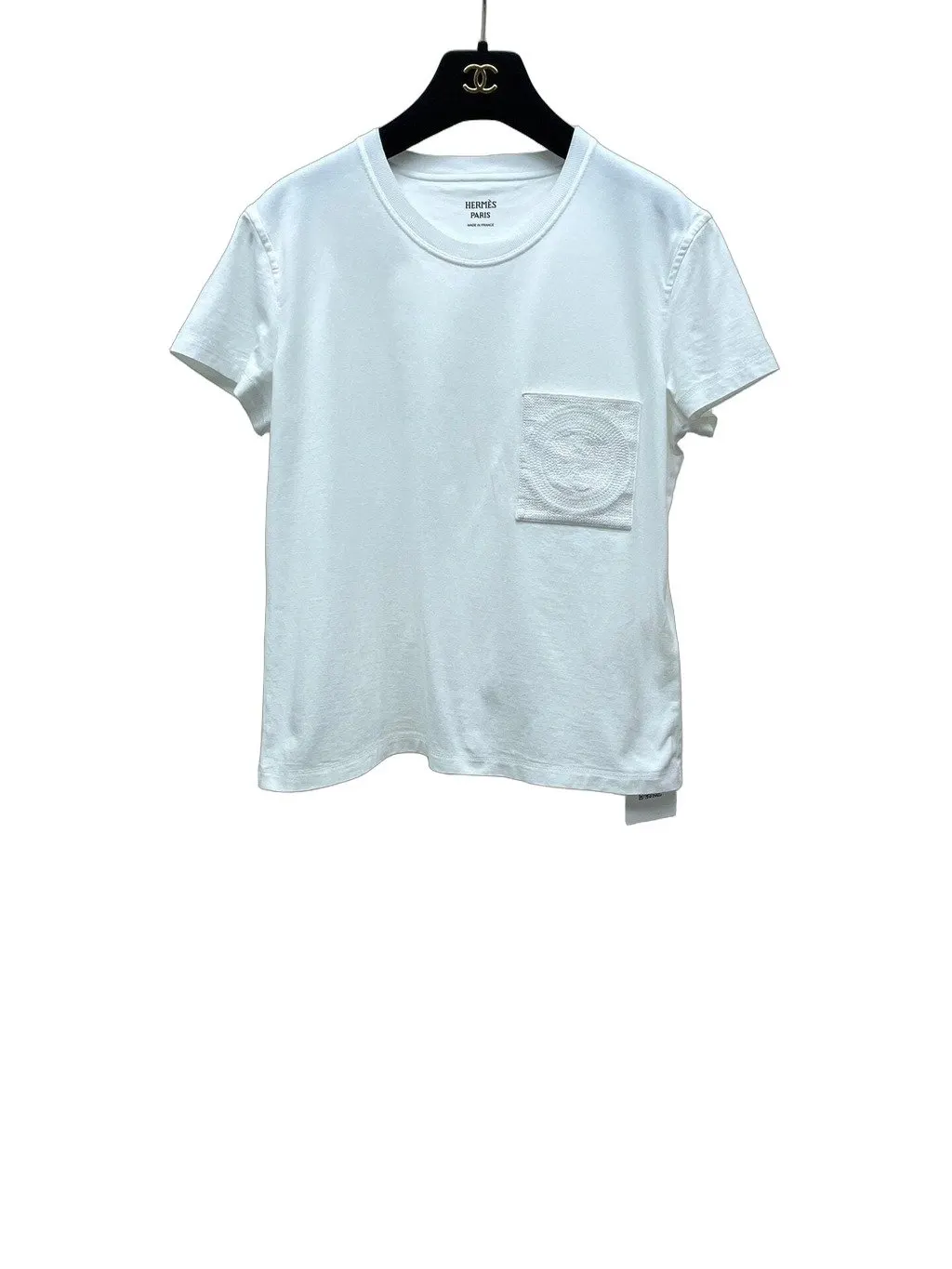 Hermès White Cotton Top White Cotton Very good - Front View