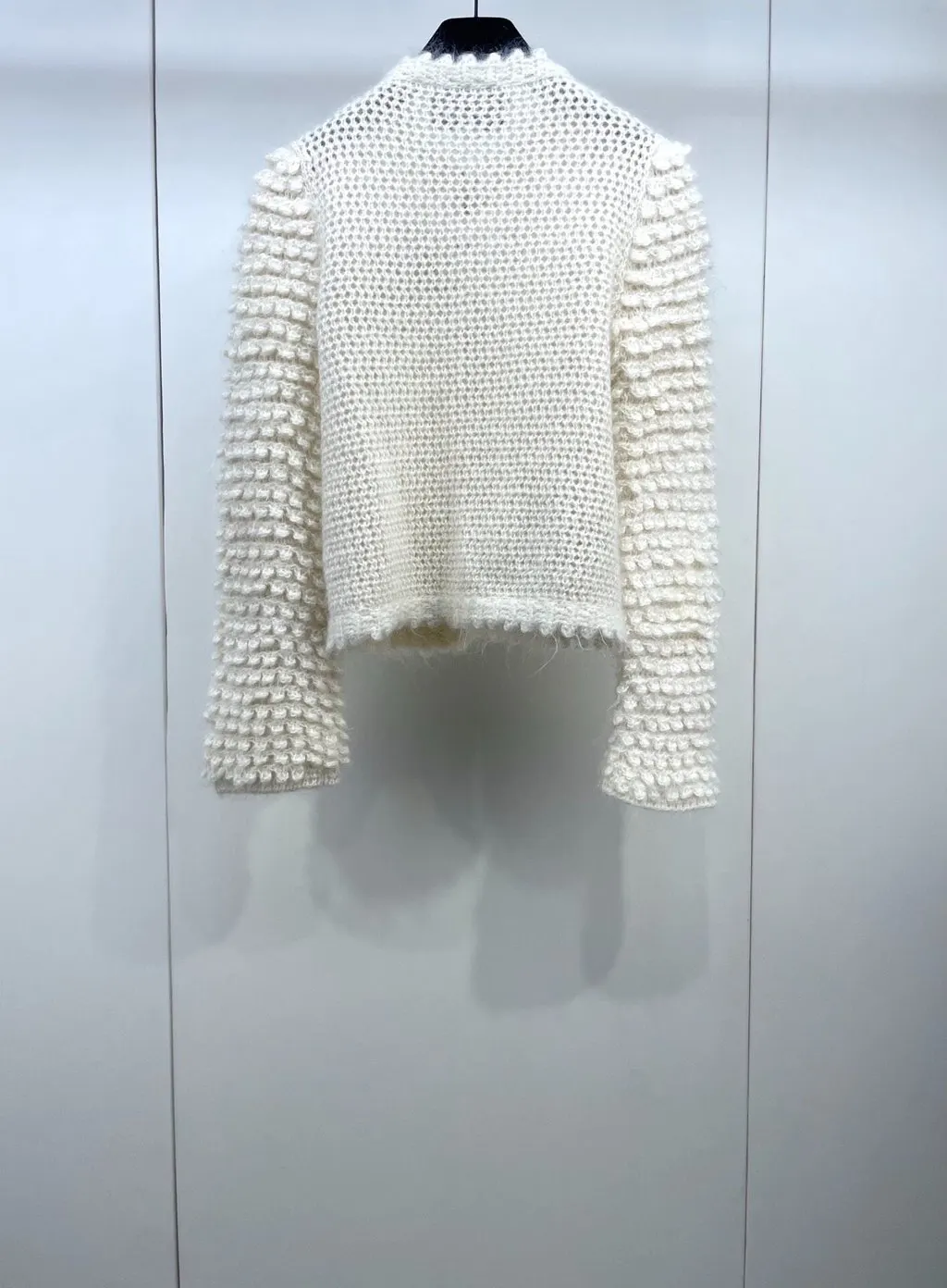 Gucci White Wool Knitwear White Wool Good - Back View
