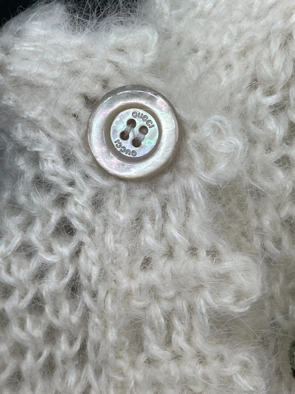 Gucci White Wool Knitwear White Wool Good - Inside View