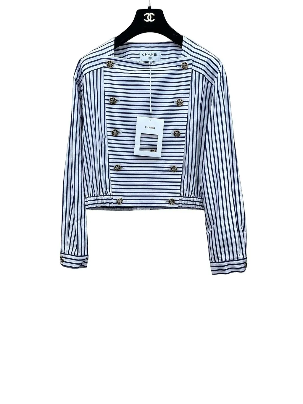 Chanel Cotton Top MultiColor Cotton Never worn, with tag - Front View