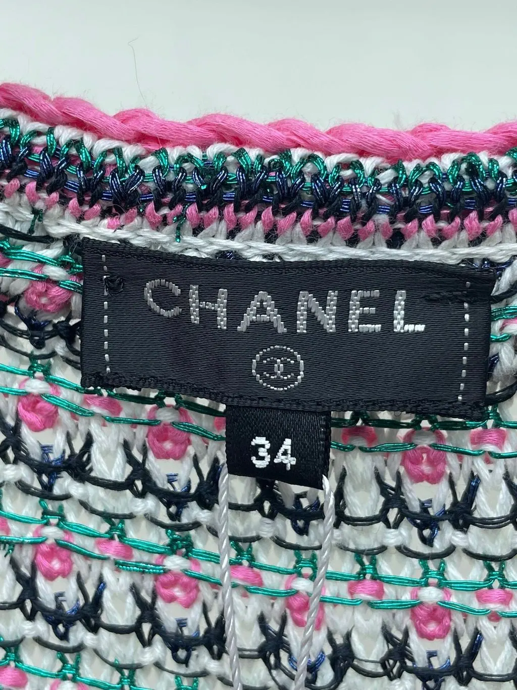 Chanel Cotton Knitwear MultiColor Cotton Very good - Box View