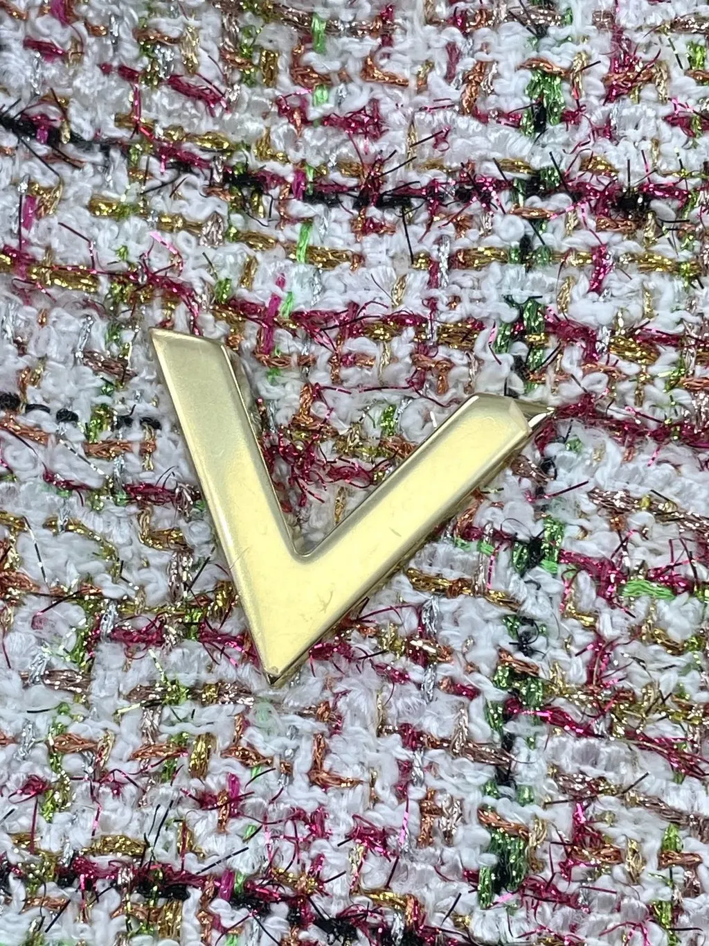 Valentino Tweed Jacket MultiColor Tweed Never worn, with tag - Inside View