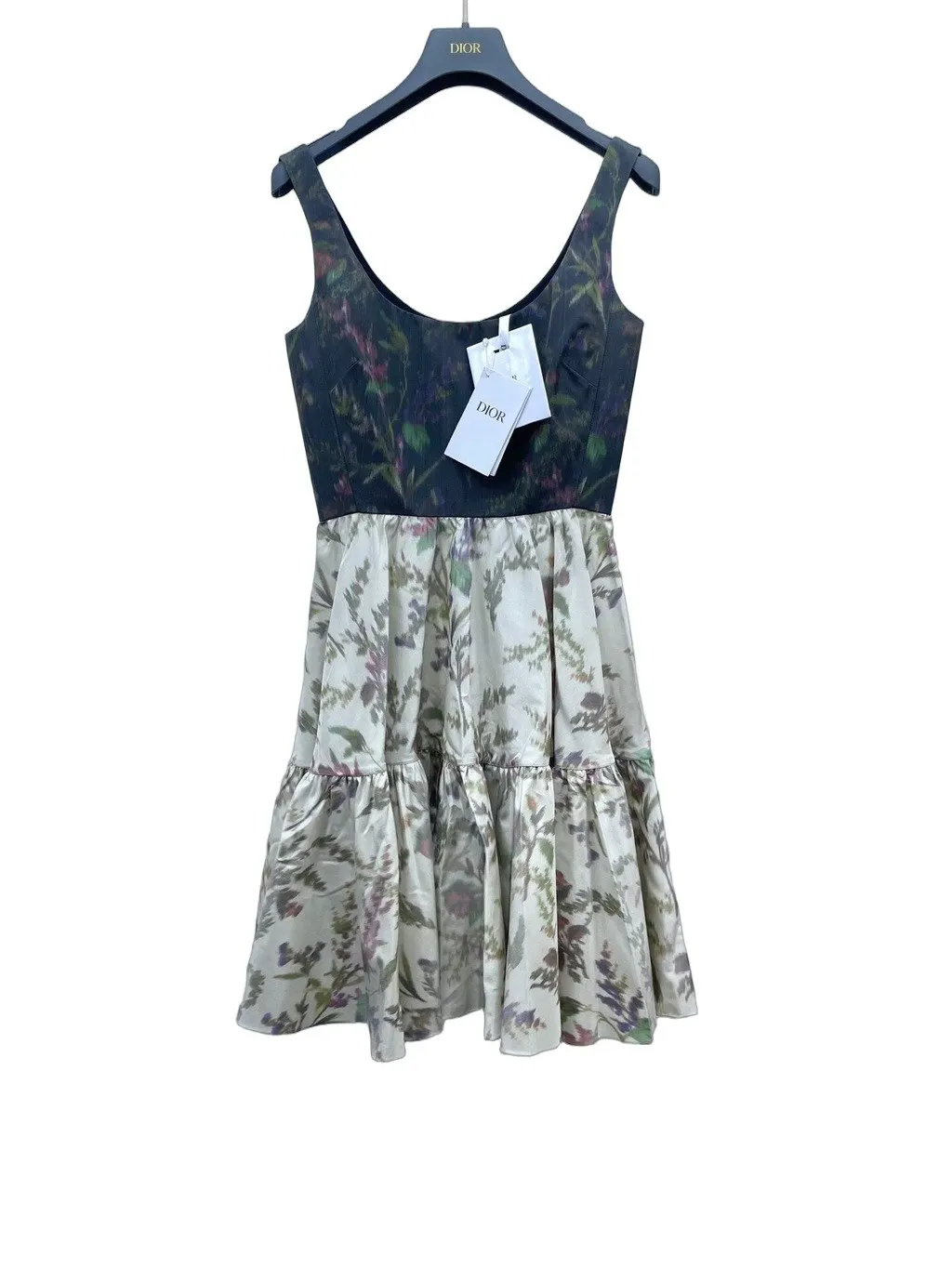 Dior Silk Dress MultiColor Silk Never worn, with tag - Front View
