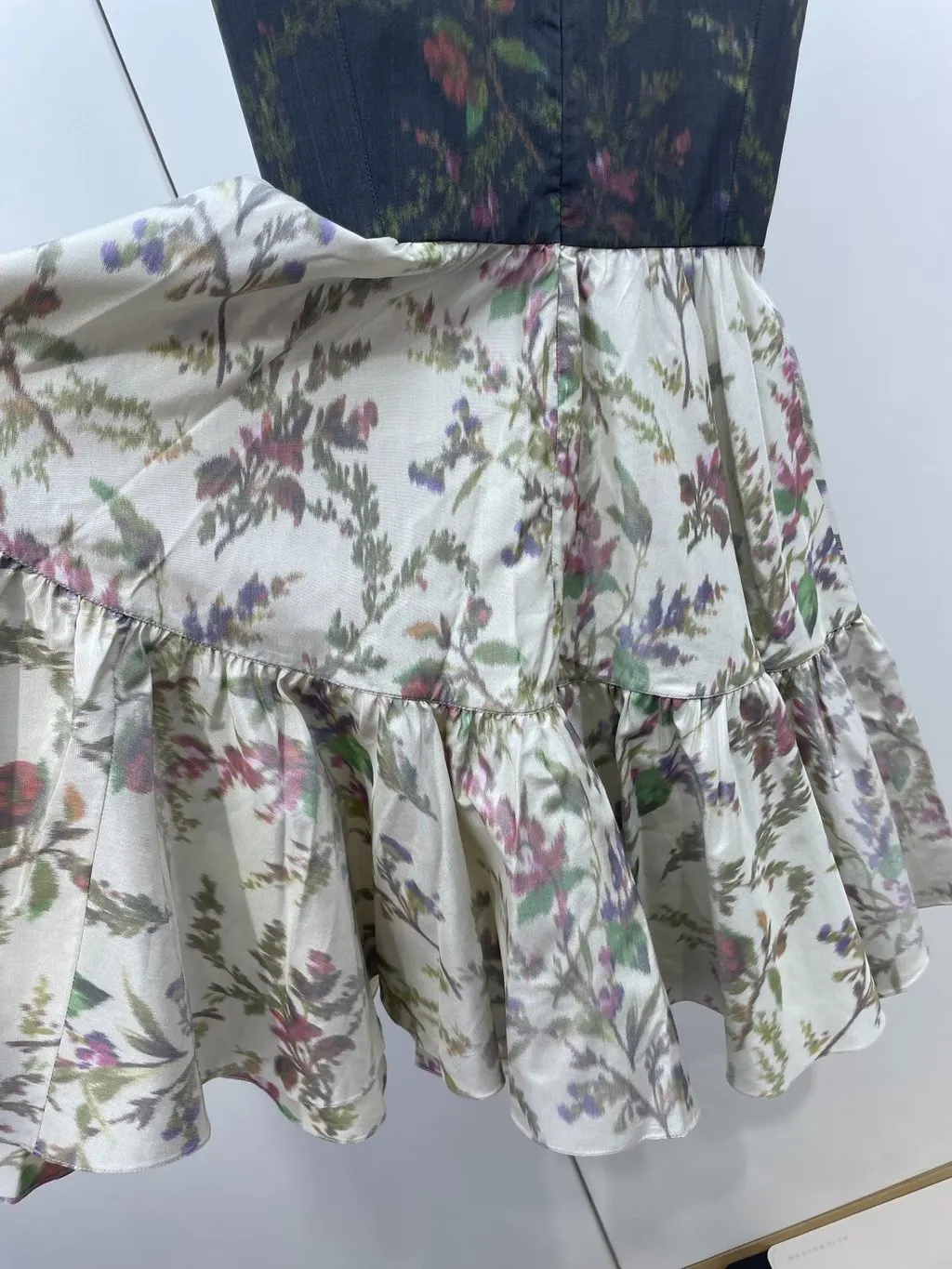 Dior Silk Dress MultiColor Silk Never worn, with tag - Model View
