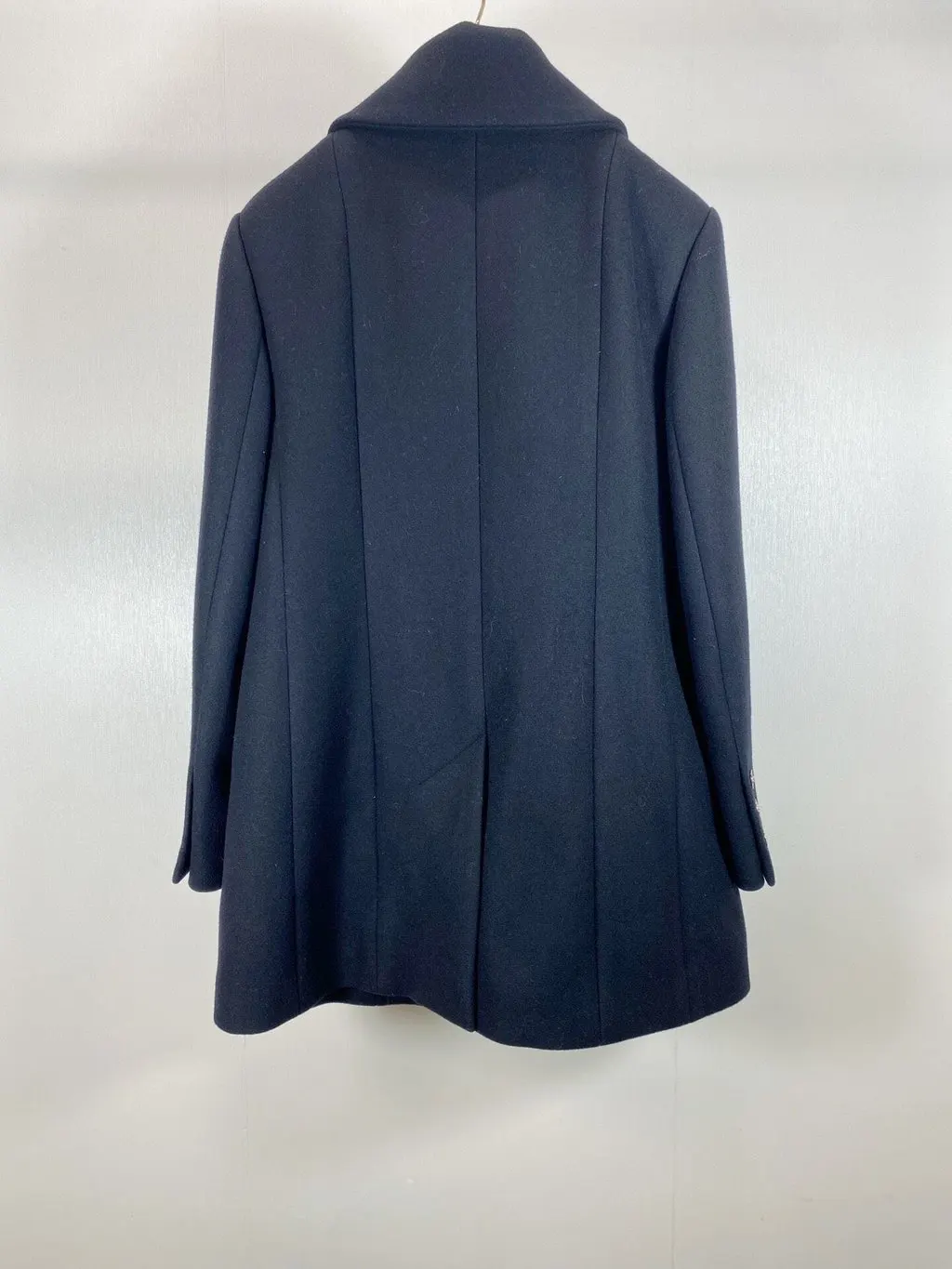 Chanel Black Tweed Jacket Black Tweed Very good - Back View