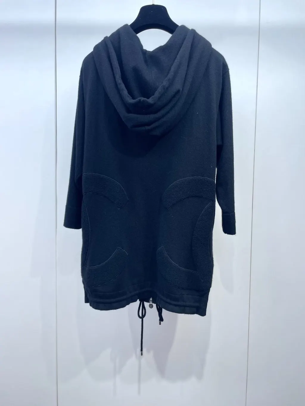 Chanel Black Cotton Knitwear Black Cotton Very good - Back View