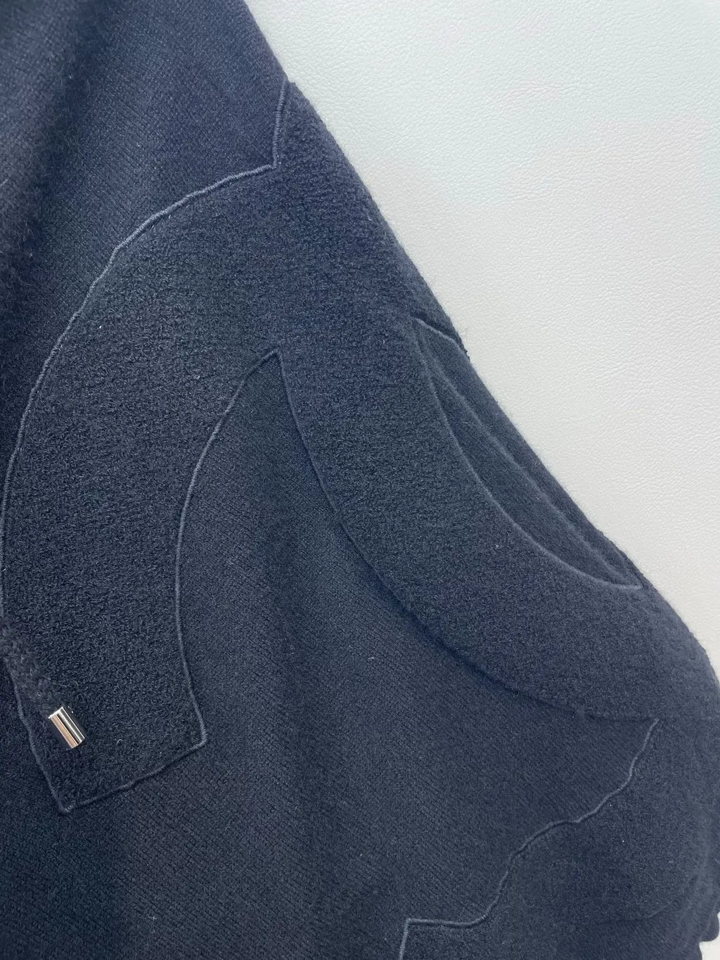 Chanel Black Cotton Knitwear Black Cotton Very good - Inside View
