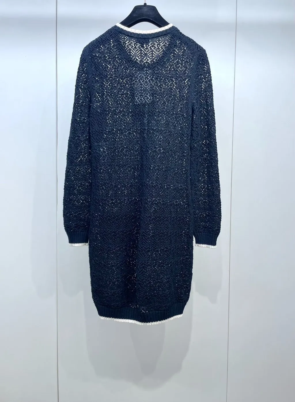 Chanel Black Cotton Dress Black Cotton Never worn, with tag - Back View