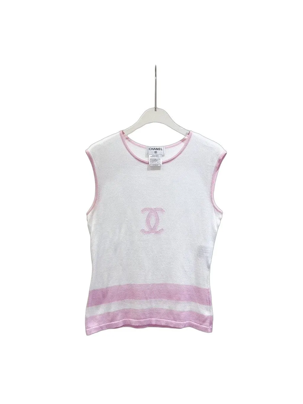 Chanel Cotton Top MultiColor Cotton Very good - Front View