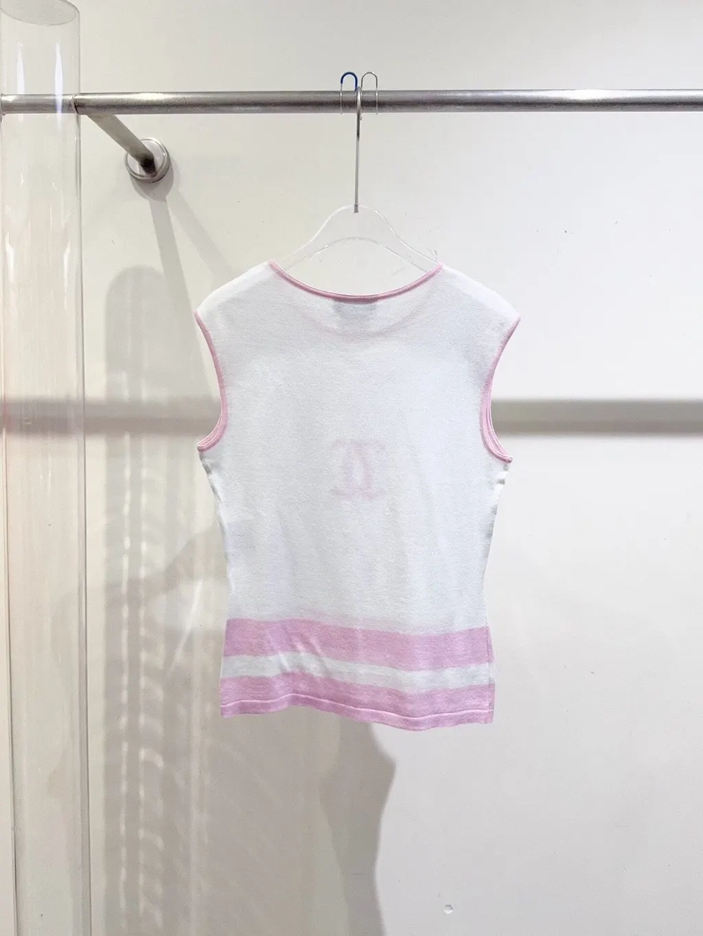 Chanel Cotton Top MultiColor Cotton Very good - Inside View