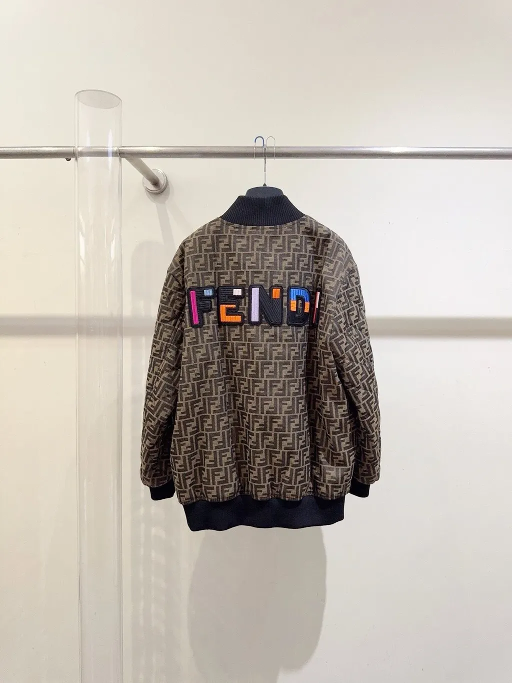 Fendi Cotton Jacket MultiColor Cotton Never worn - Back View