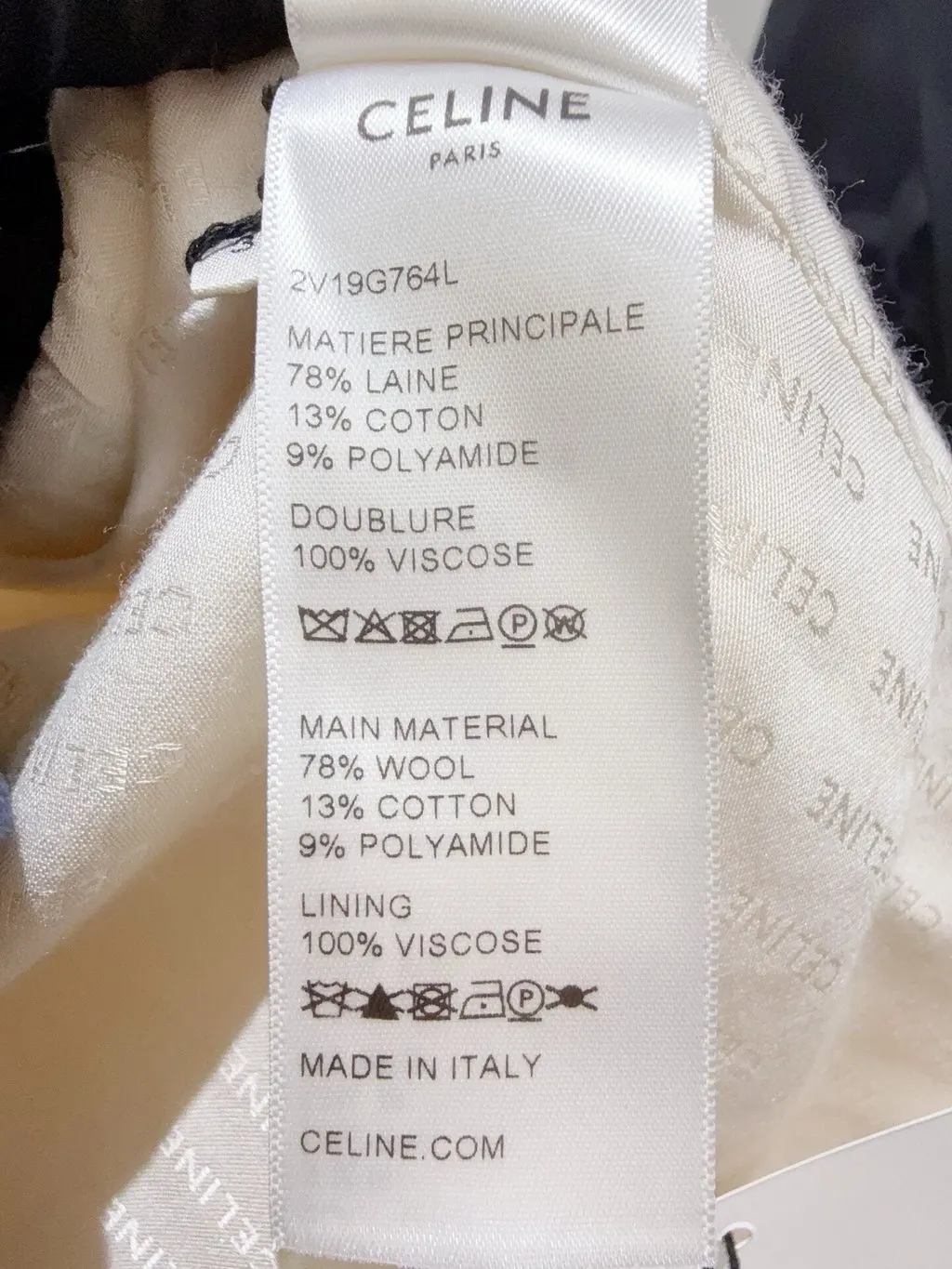 Celine White Tweed Jacket White Tweed Never worn - Box View