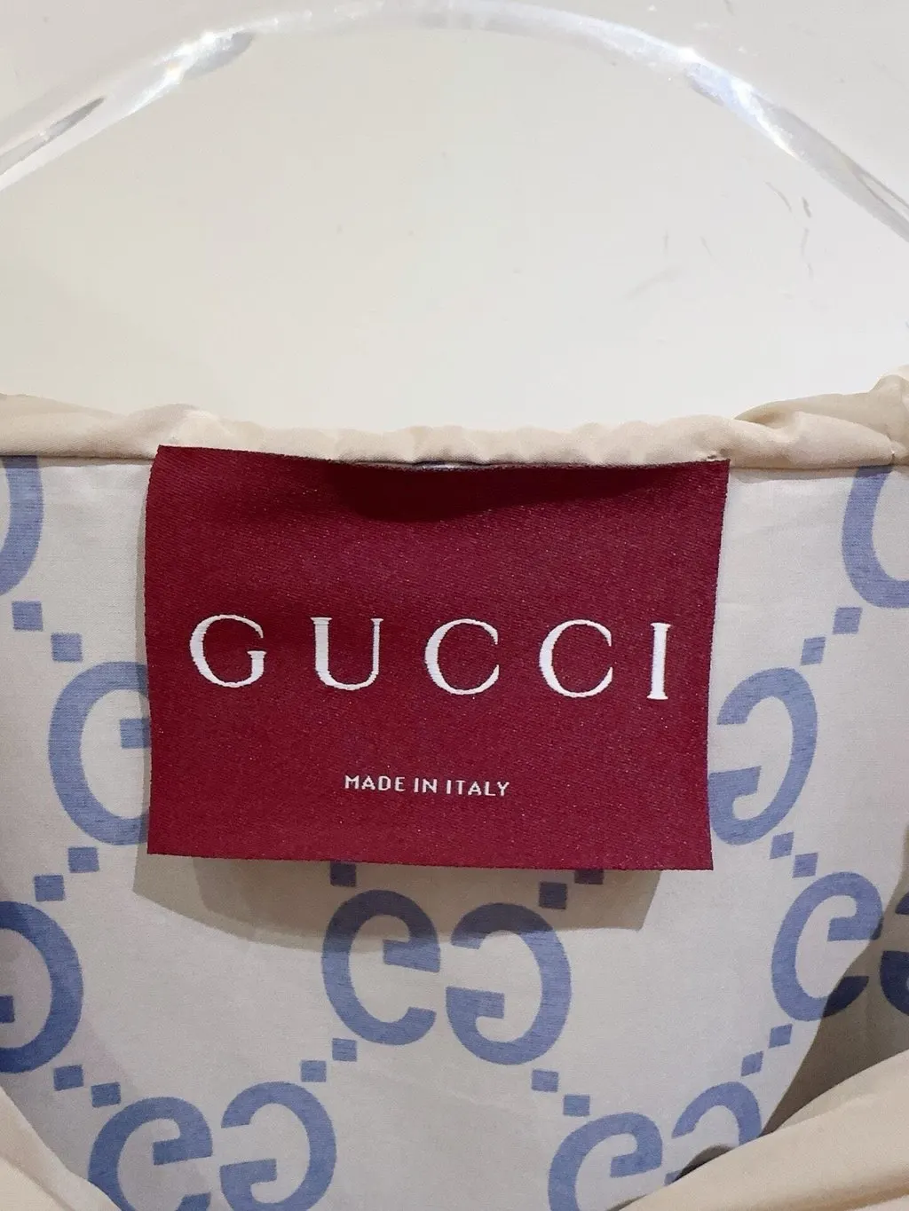 Gucci Polyamide Jacket MultiColor Polyamide Never worn - Back View