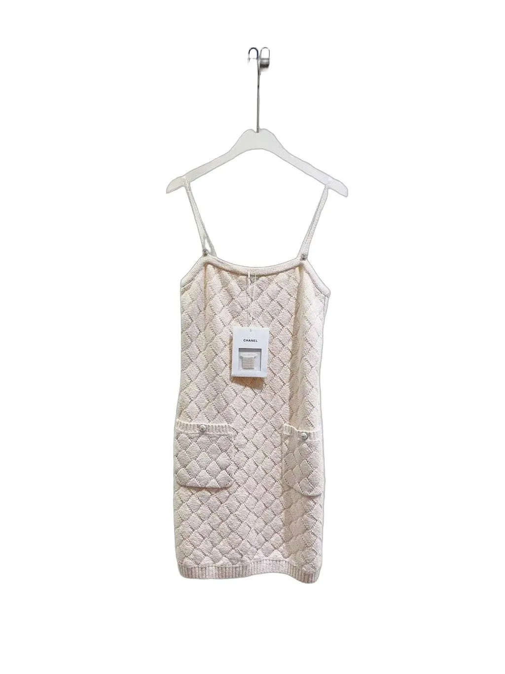 Chanel Pink Embellished Dress Pink Never worn - Front View