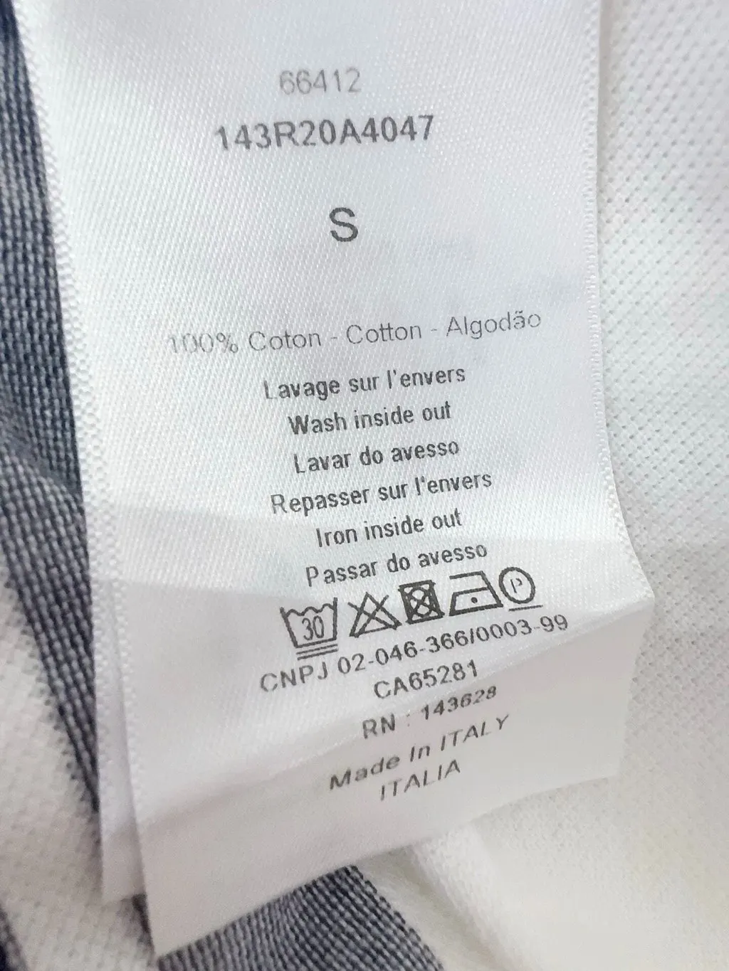 Dior Cotton Dress MultiColor Cotton Never worn, with tag - Box View