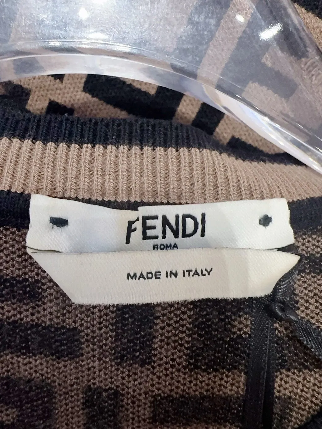 Fendi Viscose Dress MultiColor Viscose Never worn - Model View