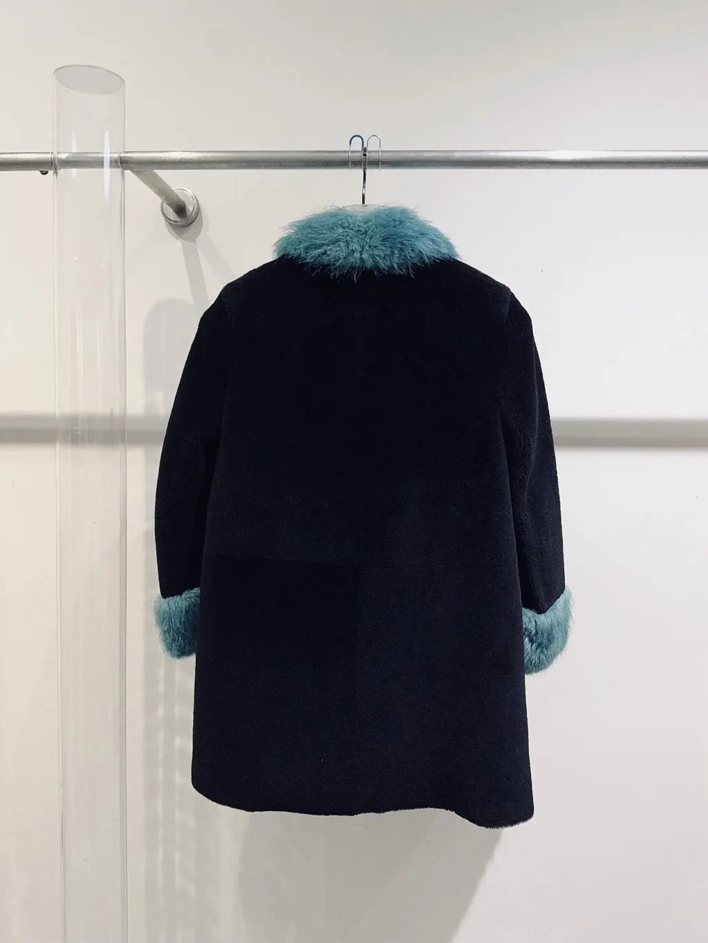 Miu Miu Shearling Jacket MultiColor Shearling Very good - Inside View