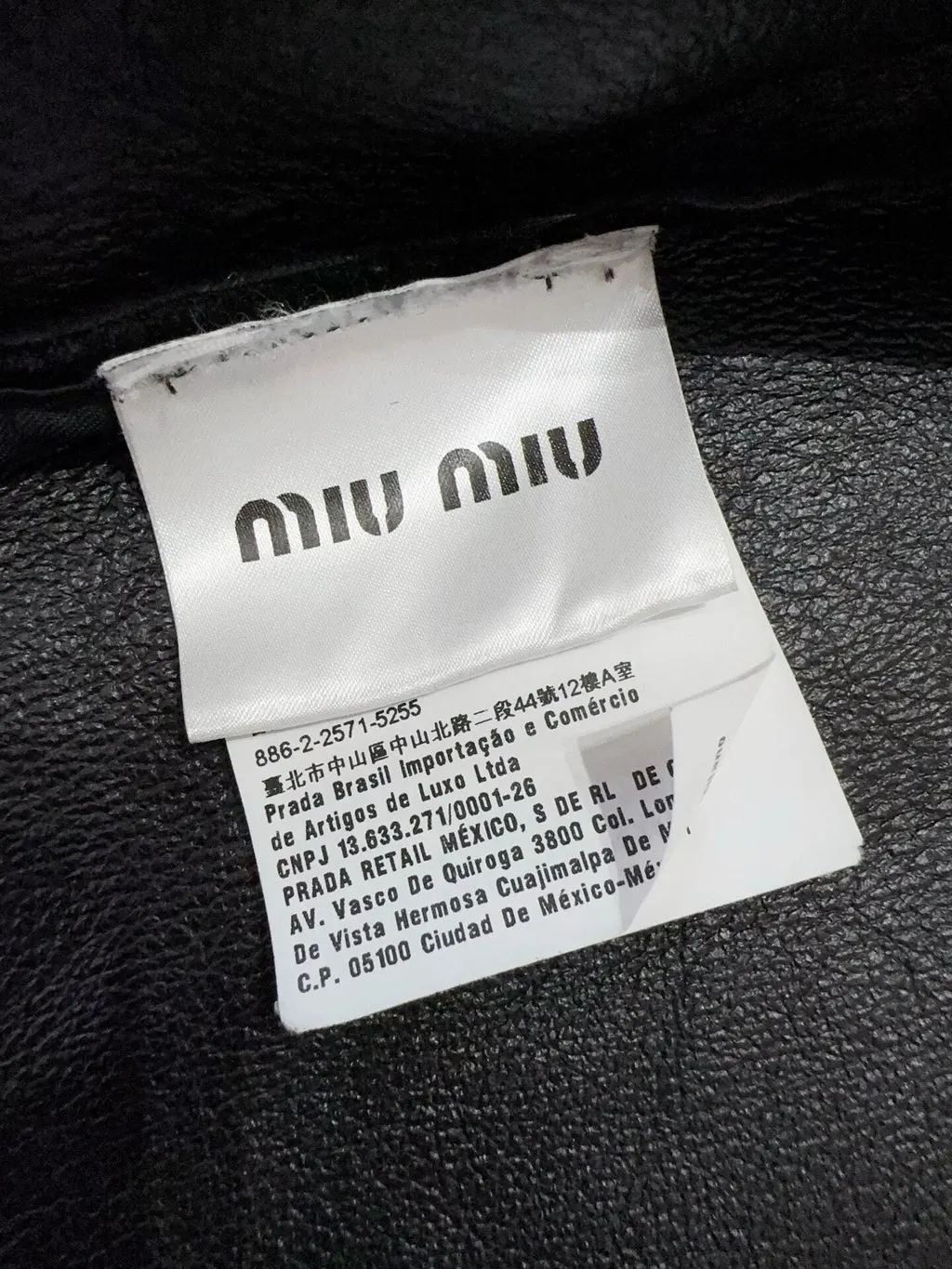 Miu Miu Shearling Jacket MultiColor Shearling Very good - Box View