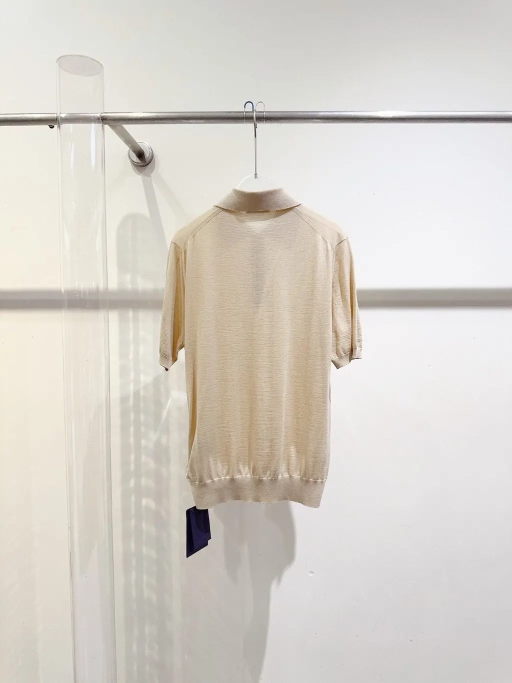 Prada Beige Cotton Polo Shirt Beige Cotton Very good - Box View