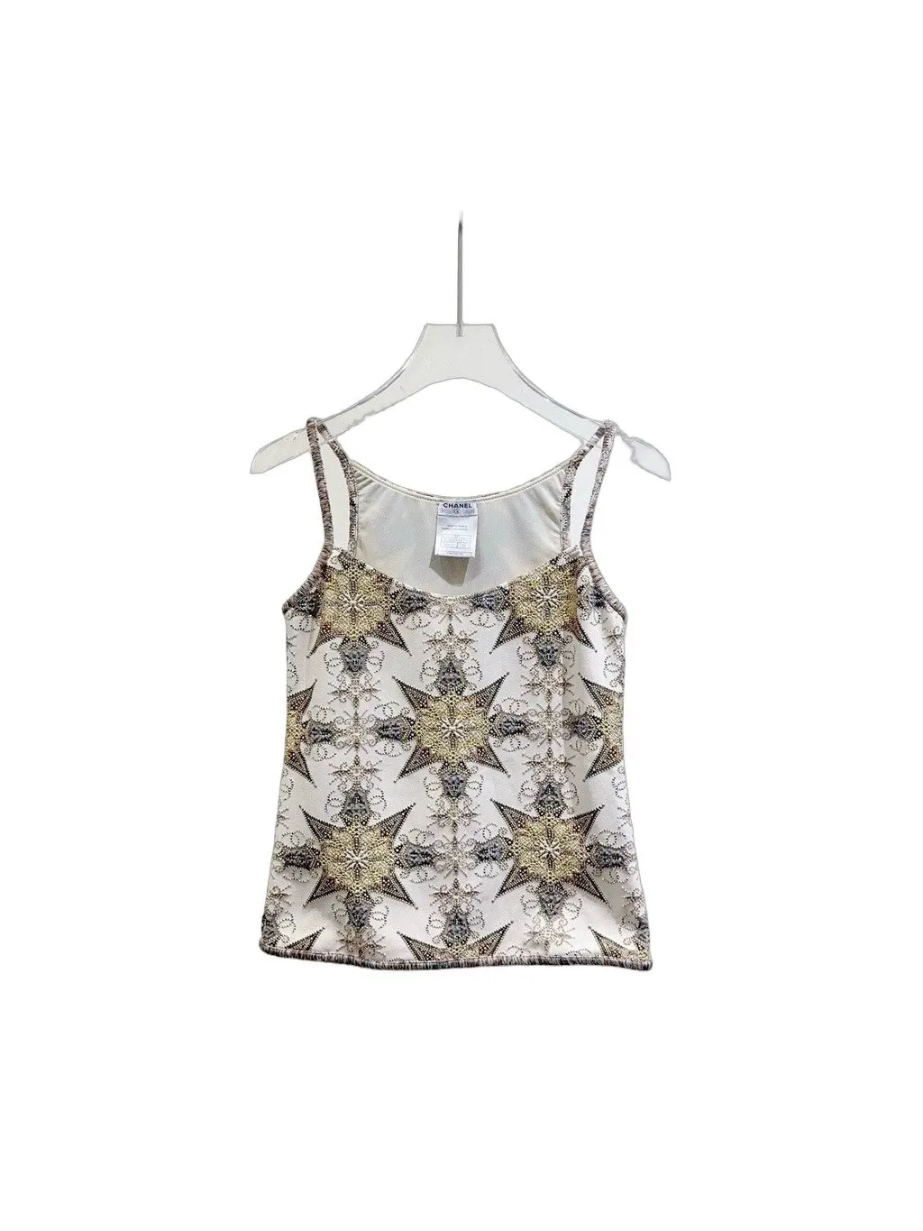 Chanel Polyester Top MultiColor Polyester Very good - Front View