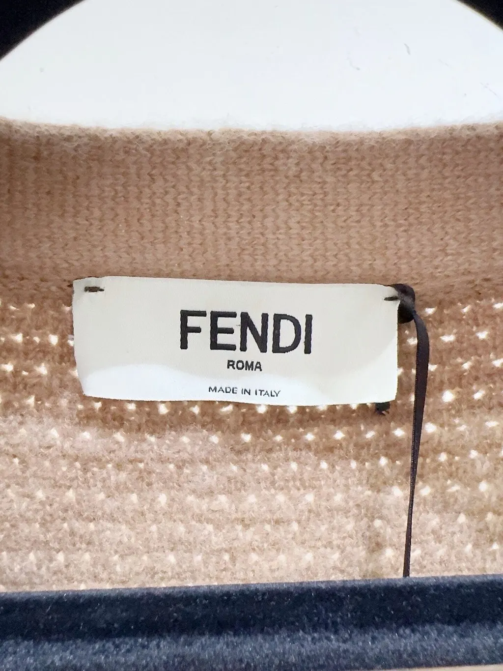 Fendi Camel Cashmere Knitwear Camel Cashmere Never worn - Back View