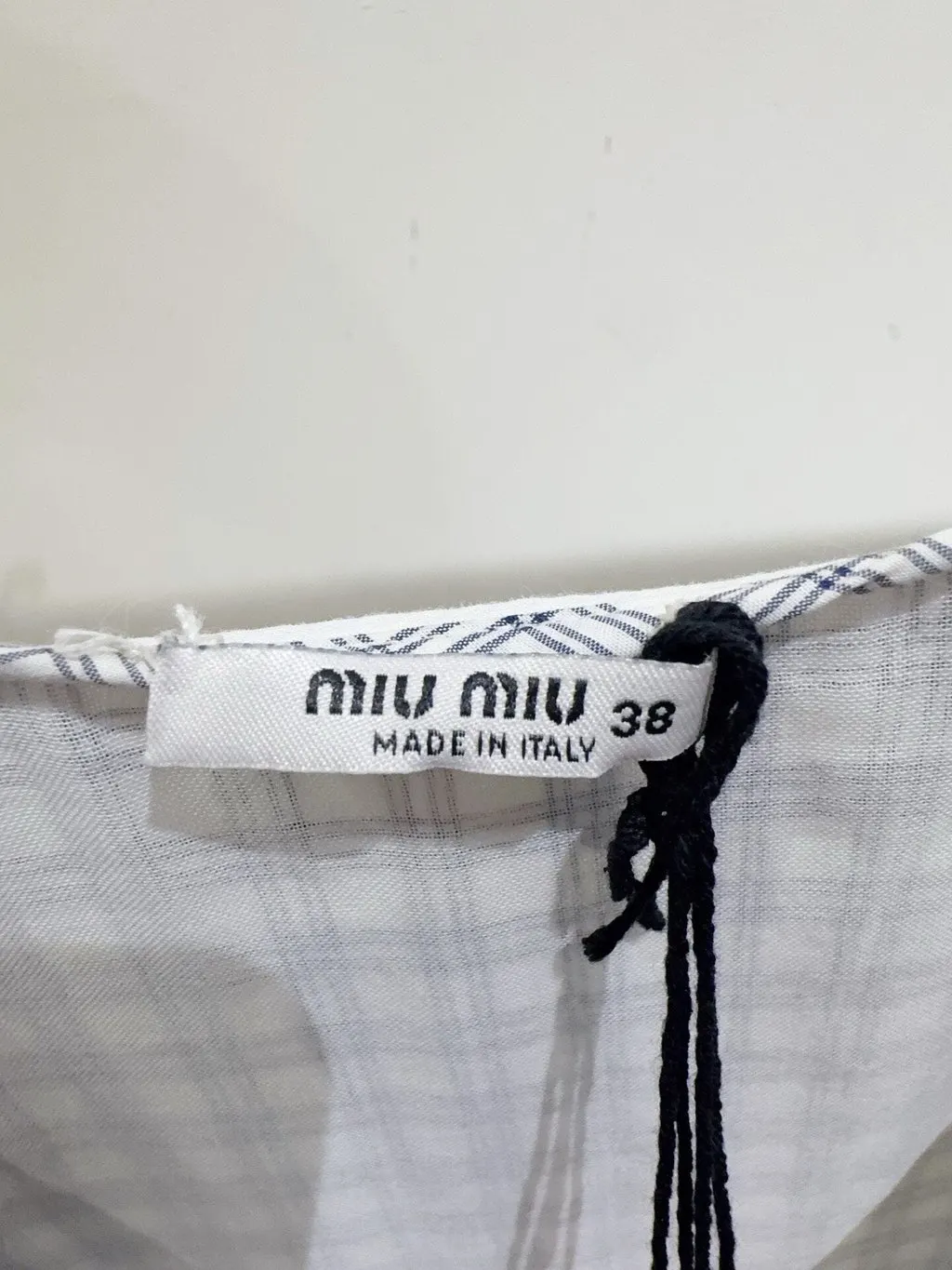 Miu Miu Cotton Dress MultiColor Cotton Never worn - Back View