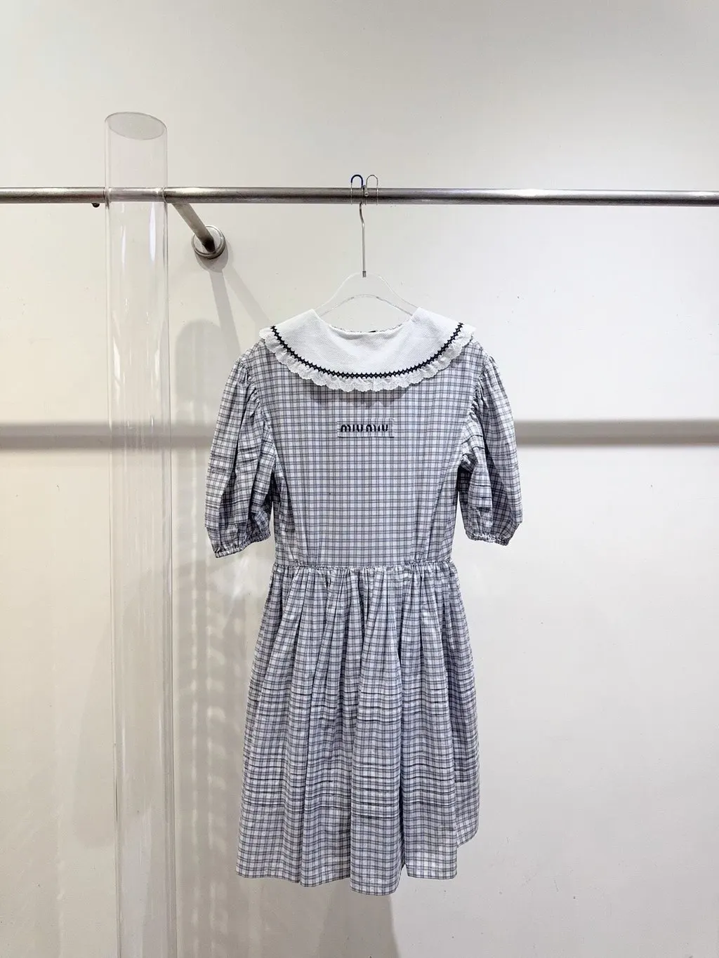 Miu Miu Cotton Dress MultiColor Cotton Never worn - Model View