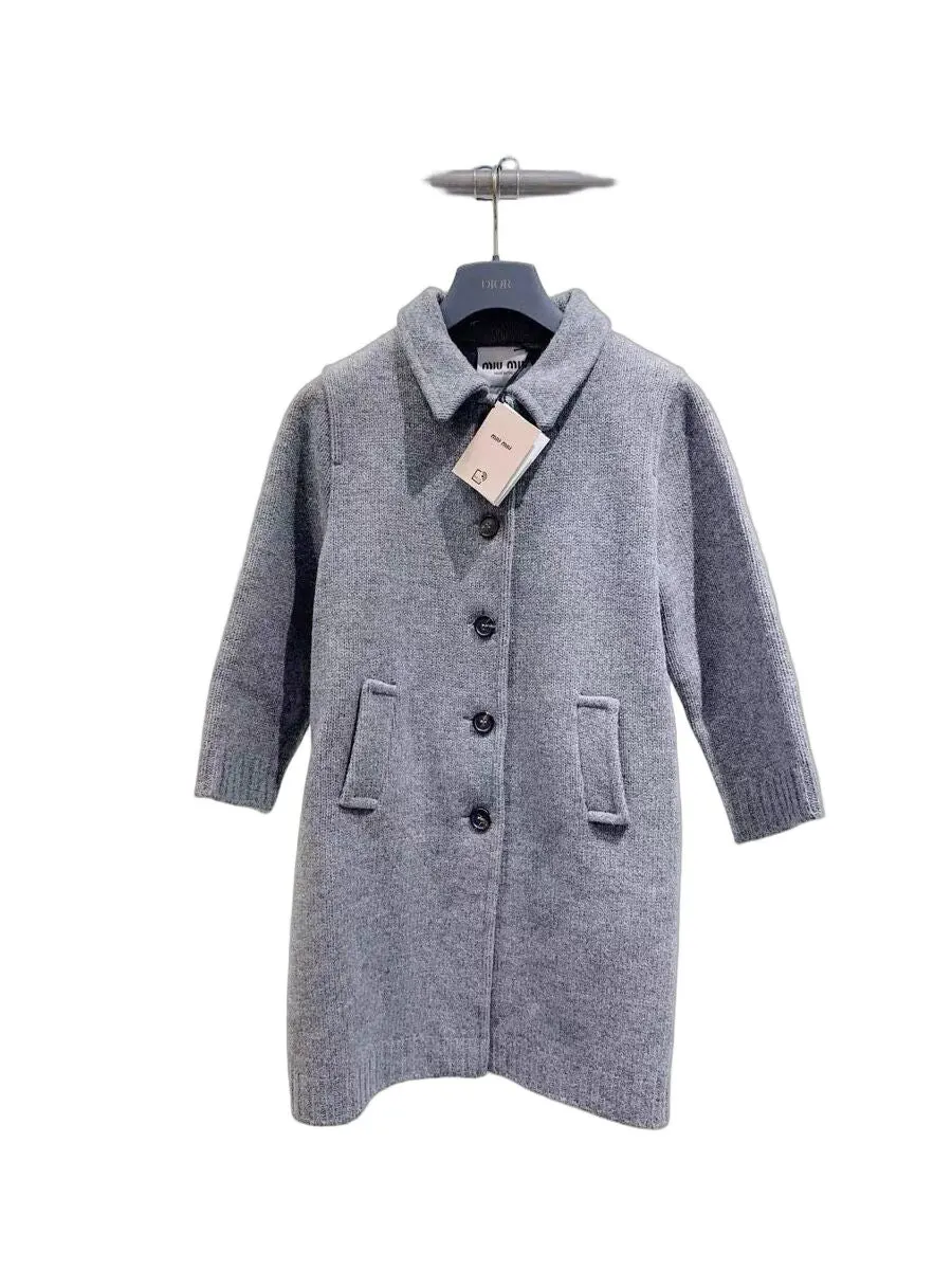 Miu Miu Grey Wool Jacket