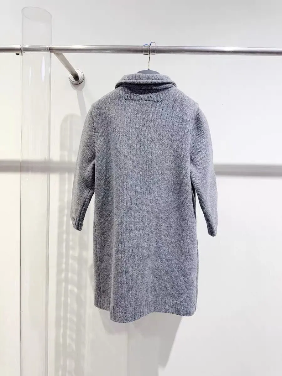 Miu Miu Grey Wool Jacket Grey Wool Never worn - Inside View