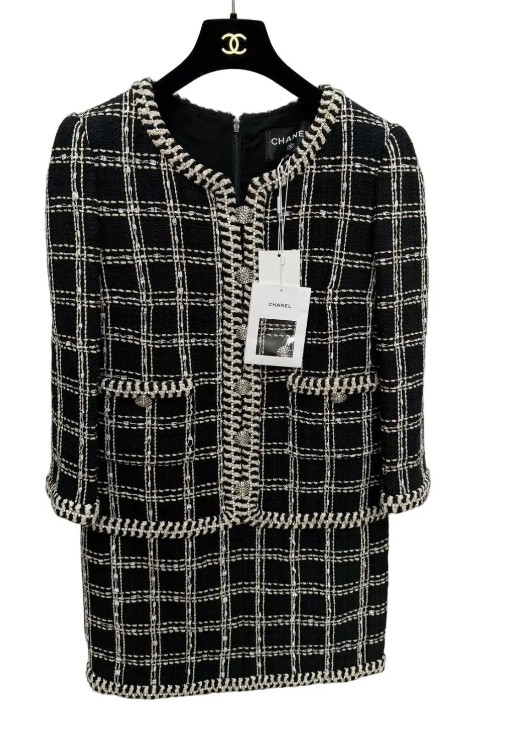 Chanel Cotton Dress MultiColor Cotton Very good - Front View