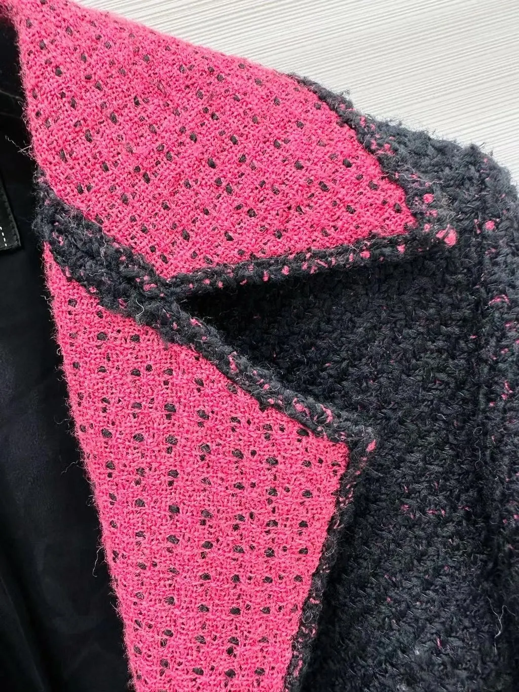 Chanel Tweed Jacket MultiColor Tweed Very good - Inside View