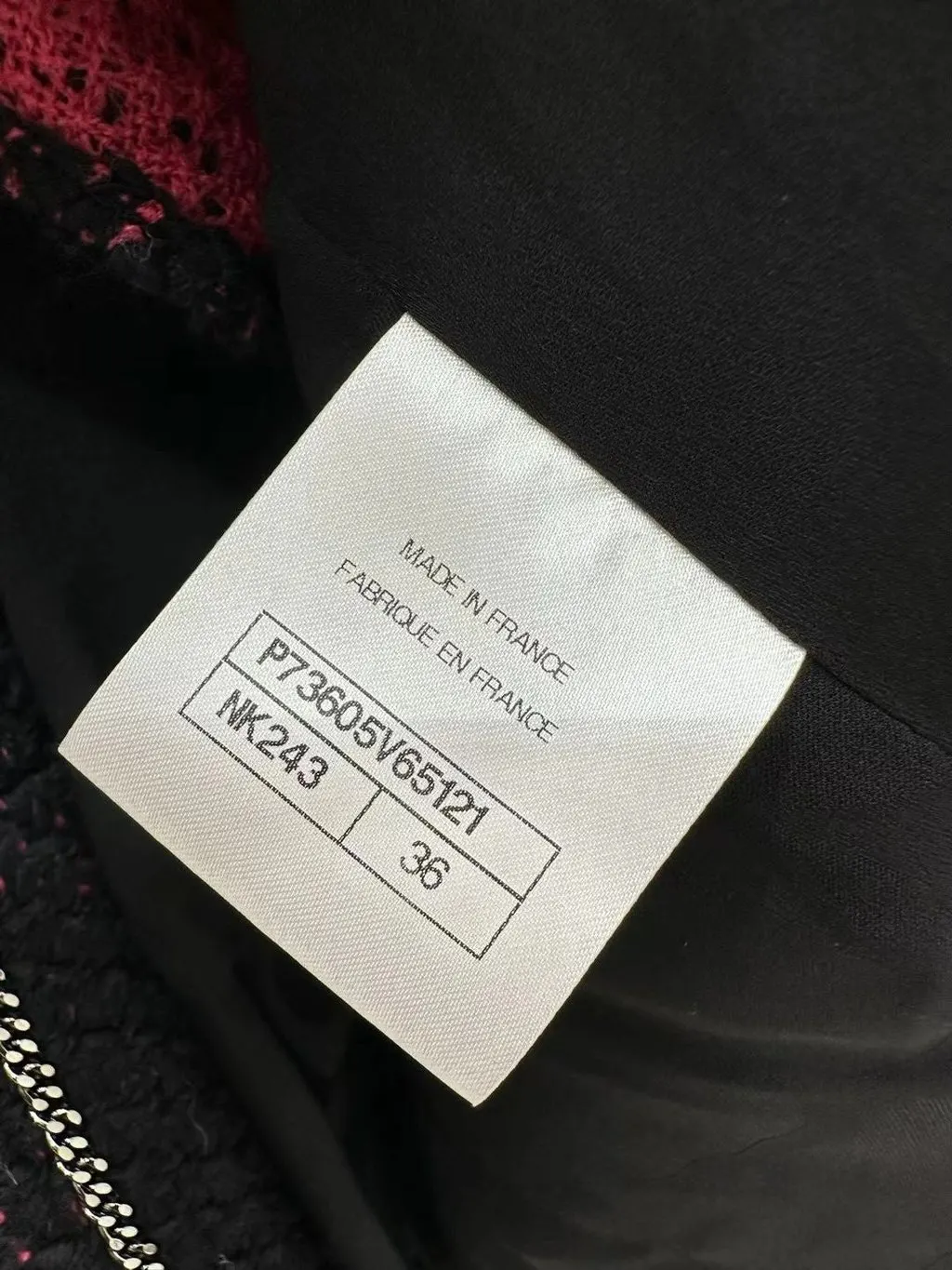 Chanel Tweed Jacket MultiColor Tweed Very good - Box View