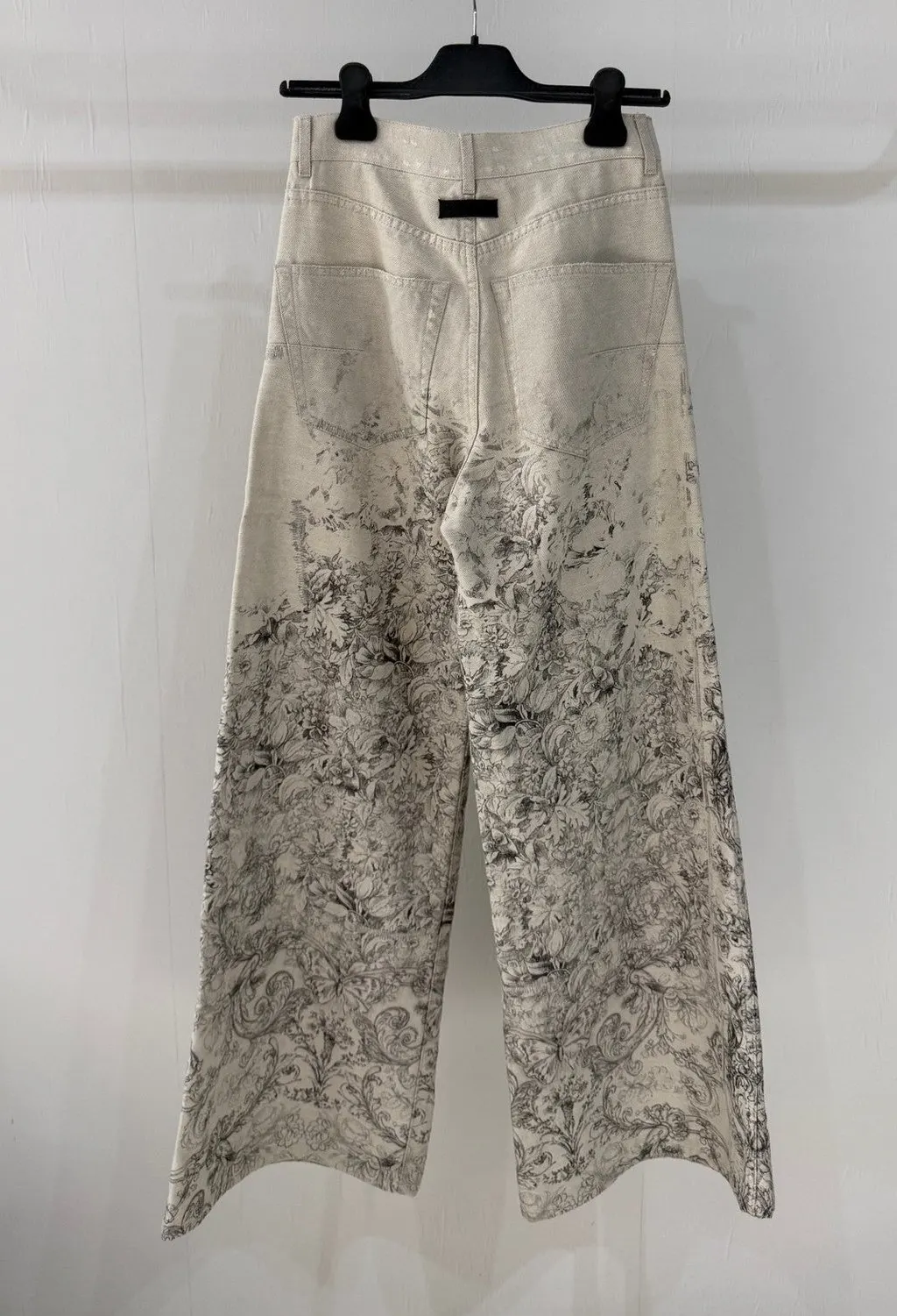 Dior Ecru Cotton Trousers Ecru Cotton Very good - Inside View