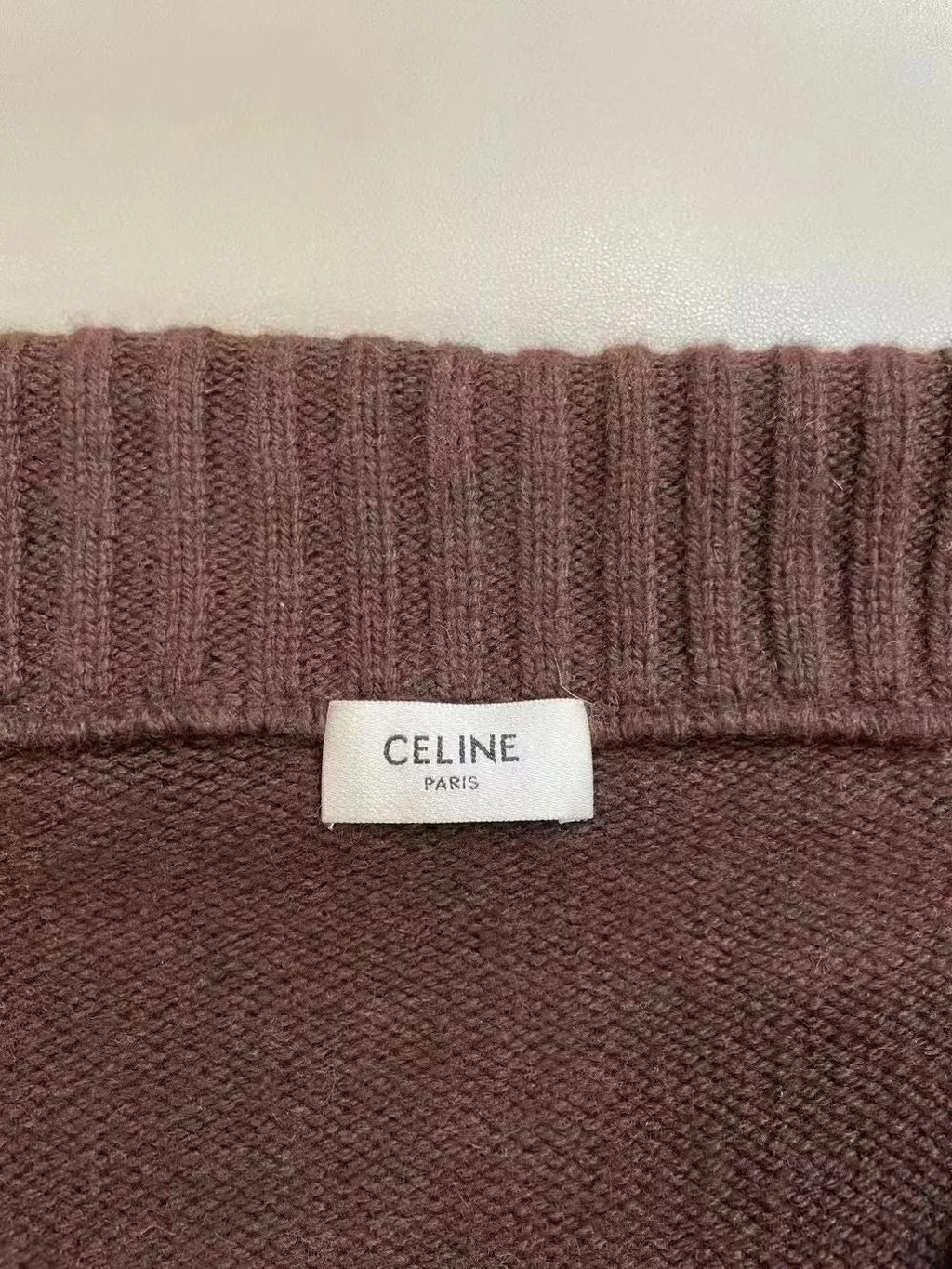 Celine Brown Cashmere Knitwear Brown Cashmere Very good - Inside View