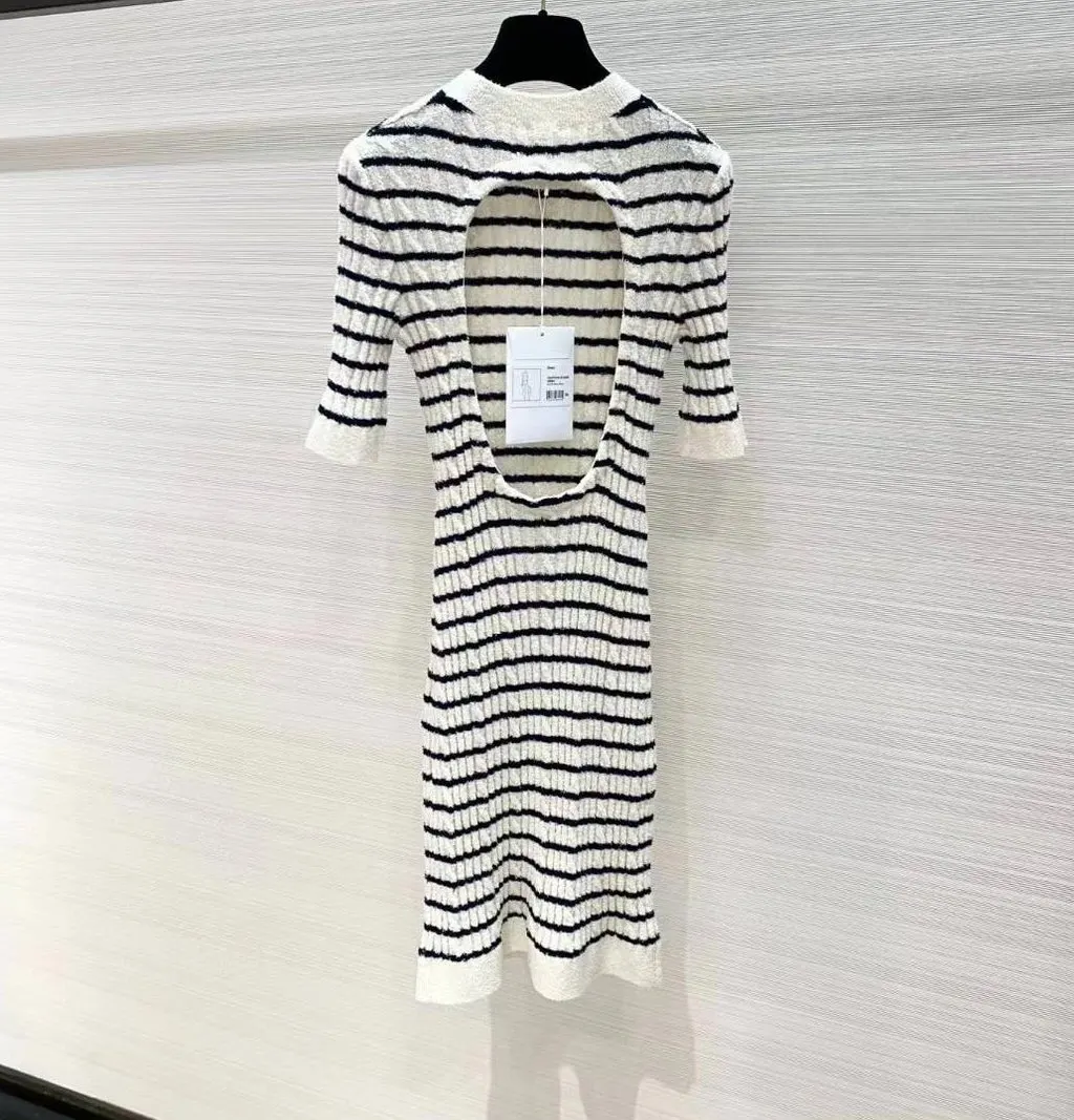 Chanel Cotton Dress MultiColor Cotton Very good - Back View