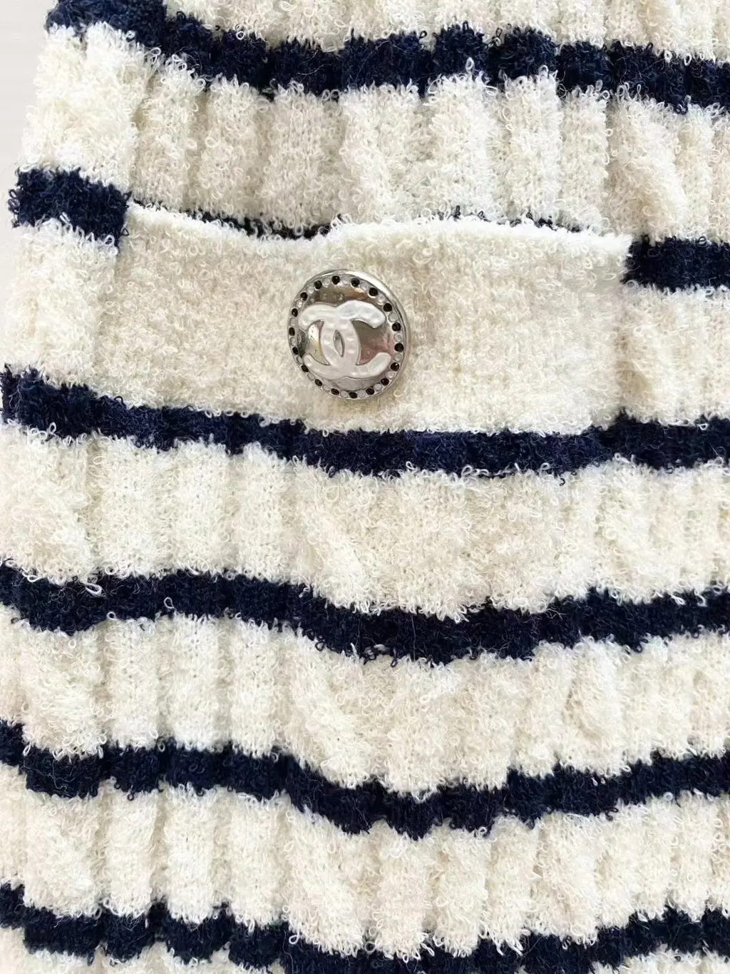 Chanel Cotton Dress MultiColor Cotton Very good - Model View