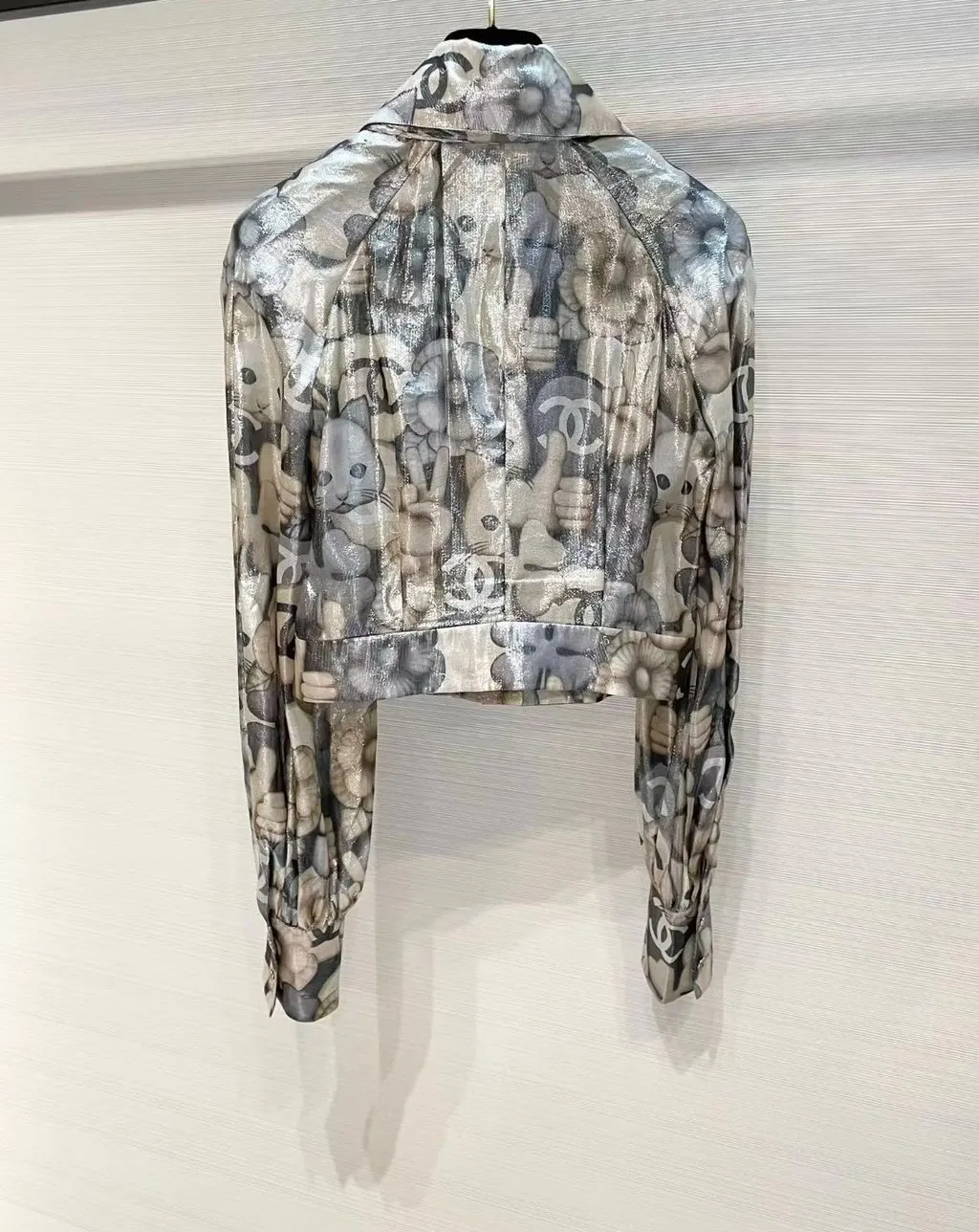 Chanel Silk Top MultiColor Silk Very good - Back View